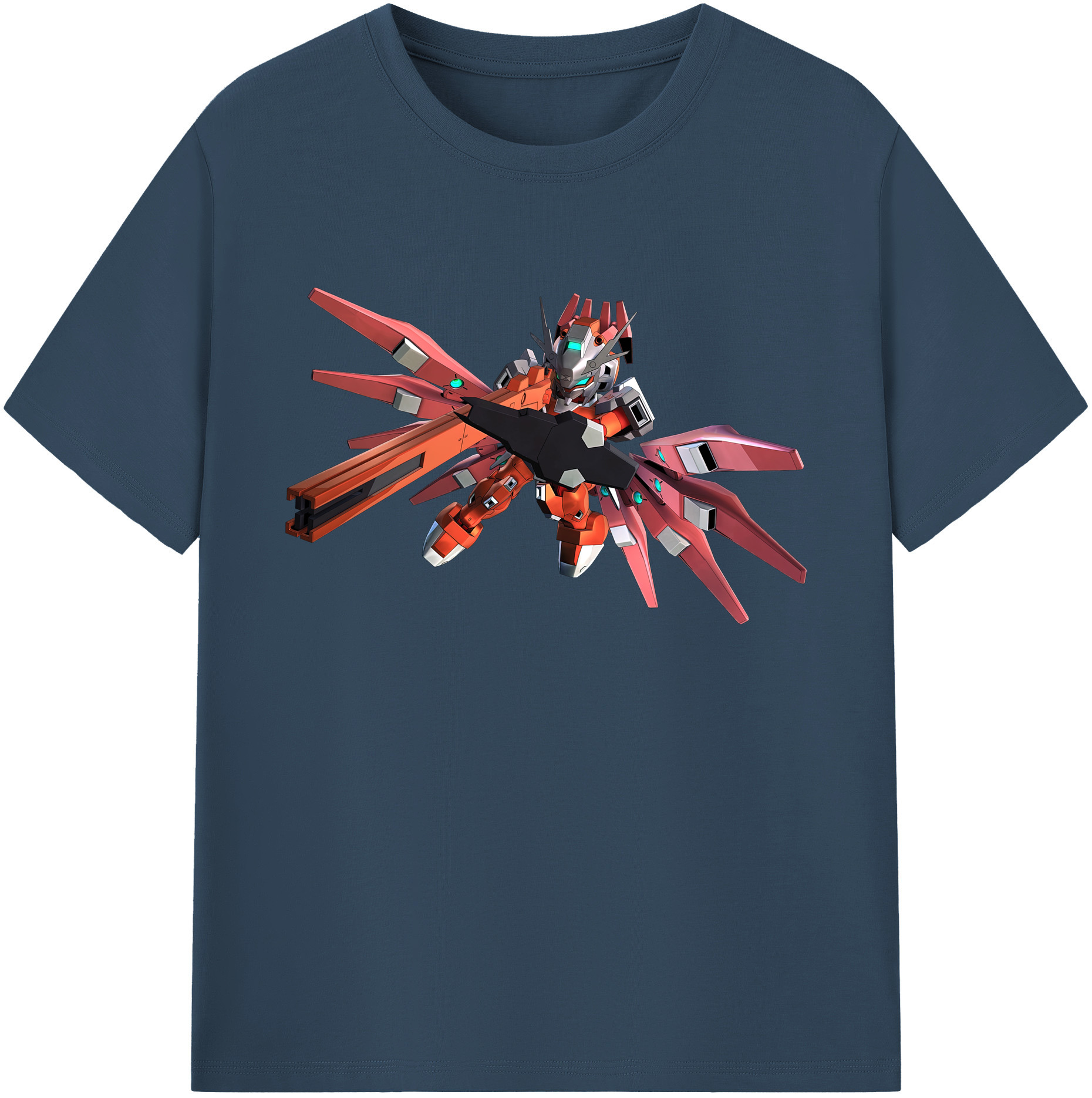 （画像用） 機動戦士ガンダム Mobile Suit Gundam 綿100％ メンズ半袖Tシャツ｜肌触りやわらか＆通気性