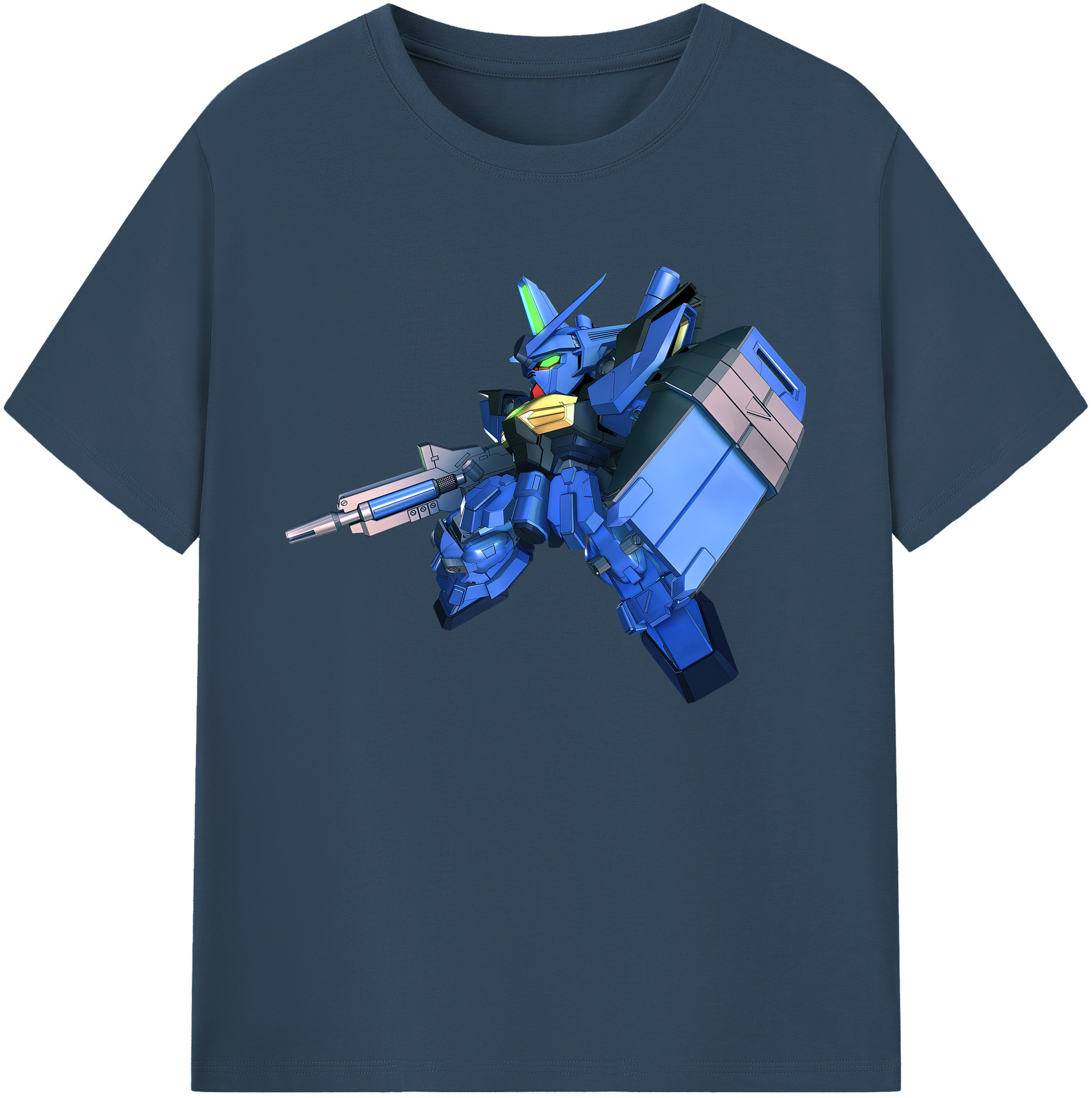 （画像用） 機動戦士ガンダム Mobile Suit Gundam 綿100％ メンズ半袖Tシャツ｜肌触りやわらか＆通気性