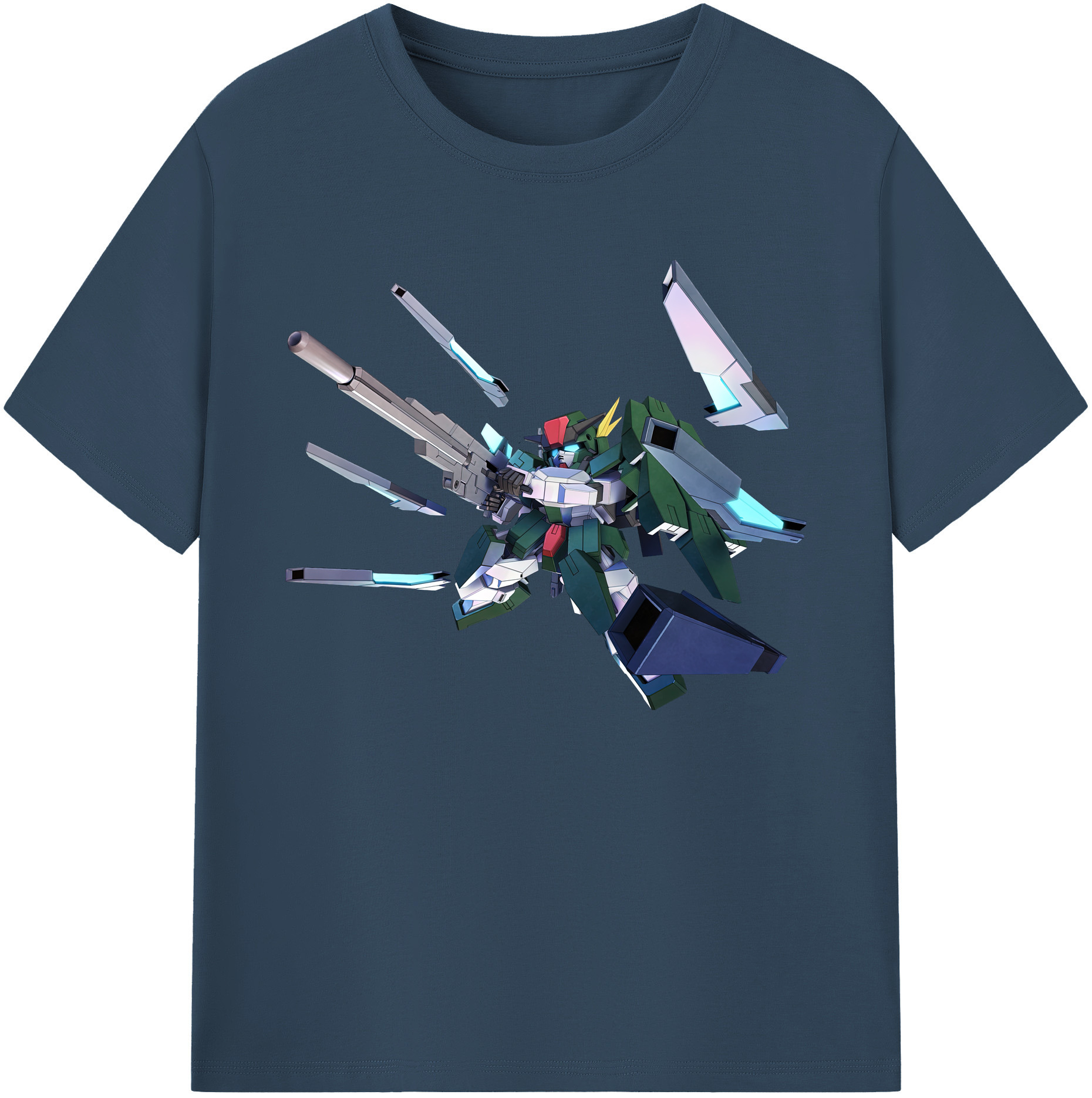 （画像用） 機動戦士ガンダム Mobile Suit Gundam 綿100％ メンズ半袖Tシャツ｜肌触りやわらか＆通気性