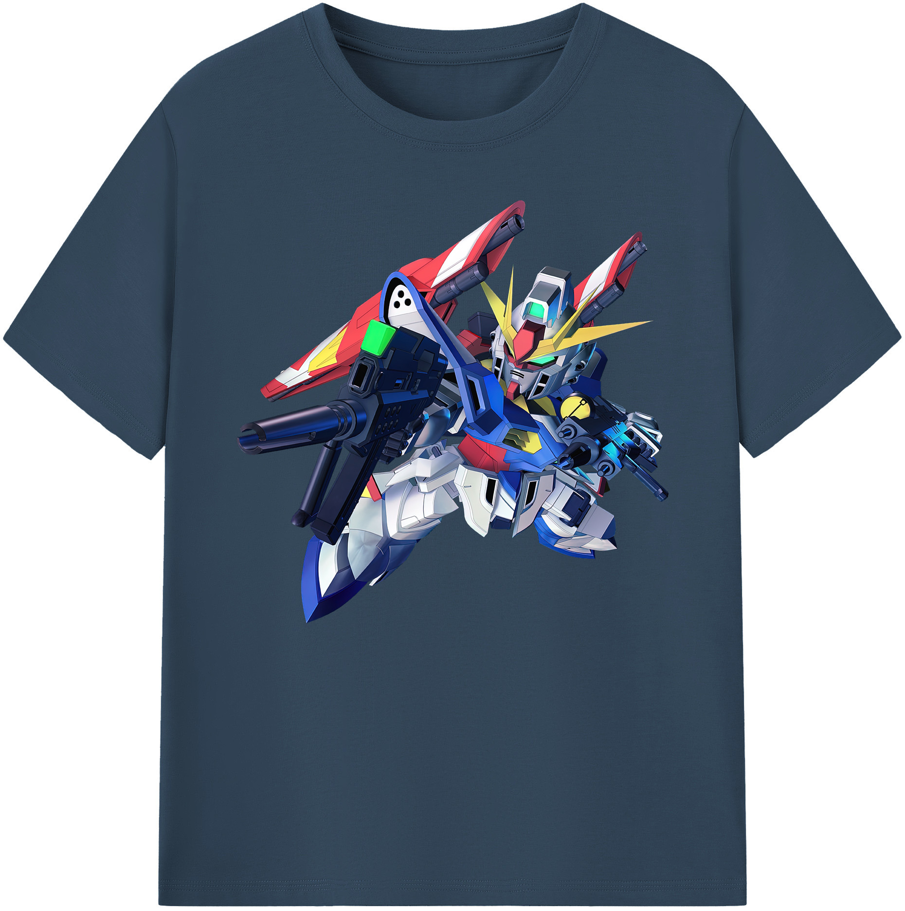 （画像用） 機動戦士ガンダム Mobile Suit Gundam 綿100％ メンズ半袖Tシャツ｜肌触りやわらか＆通気性
