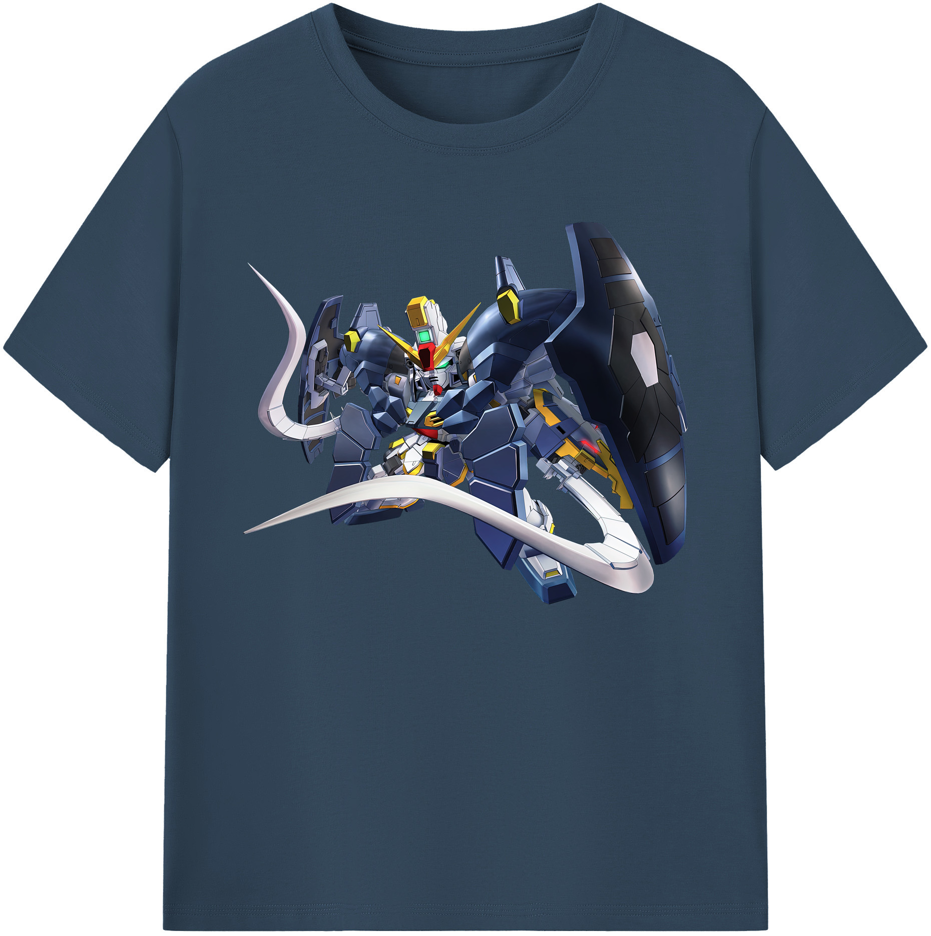 （画像用） 機動戦士ガンダム Mobile Suit Gundam 綿100％ メンズ半袖Tシャツ｜肌触りやわらか＆通気性