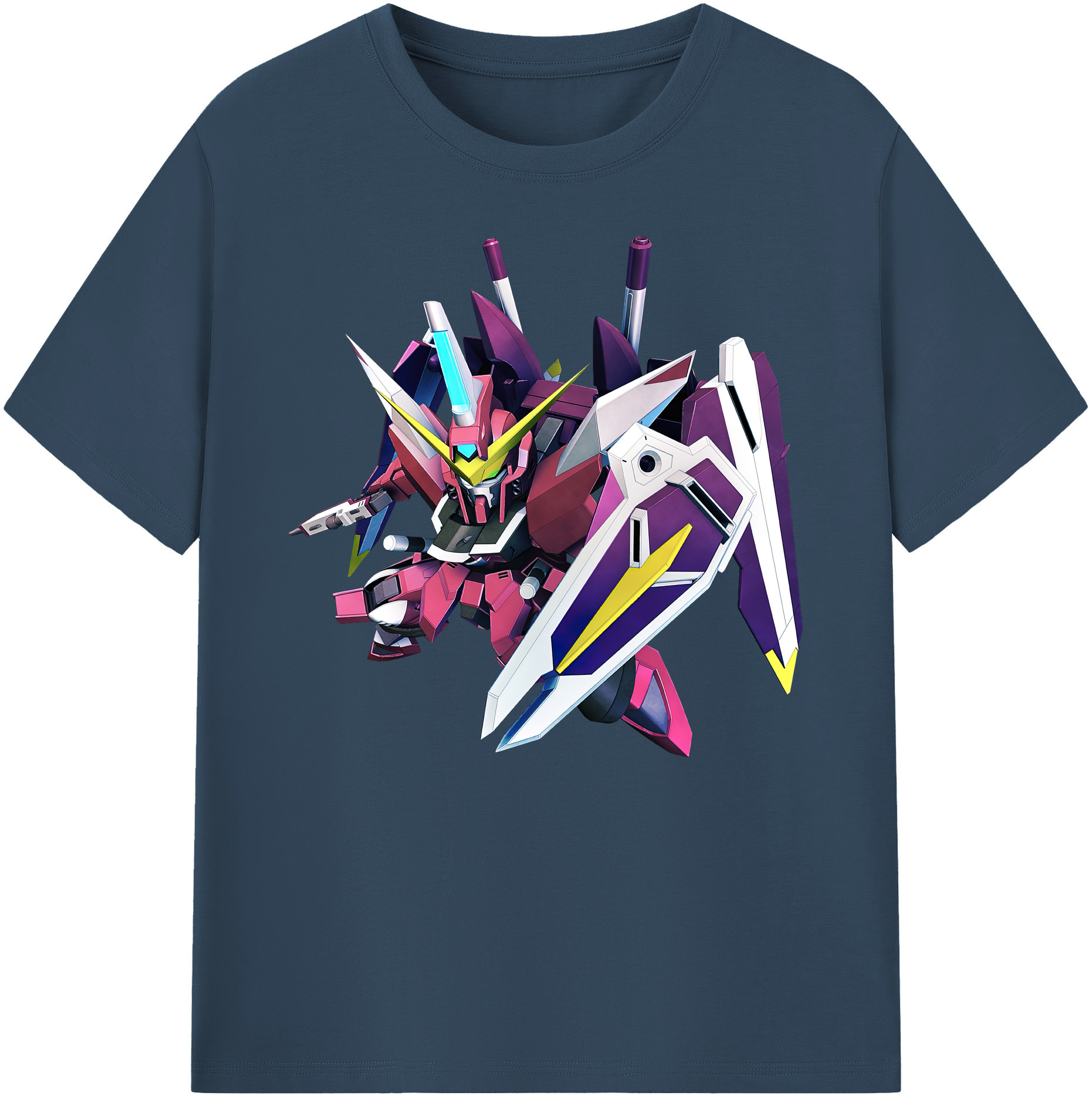 （画像用） 機動戦士ガンダム Mobile Suit Gundam 綿100％ メンズ半袖Tシャツ｜肌触りやわらか＆通気性