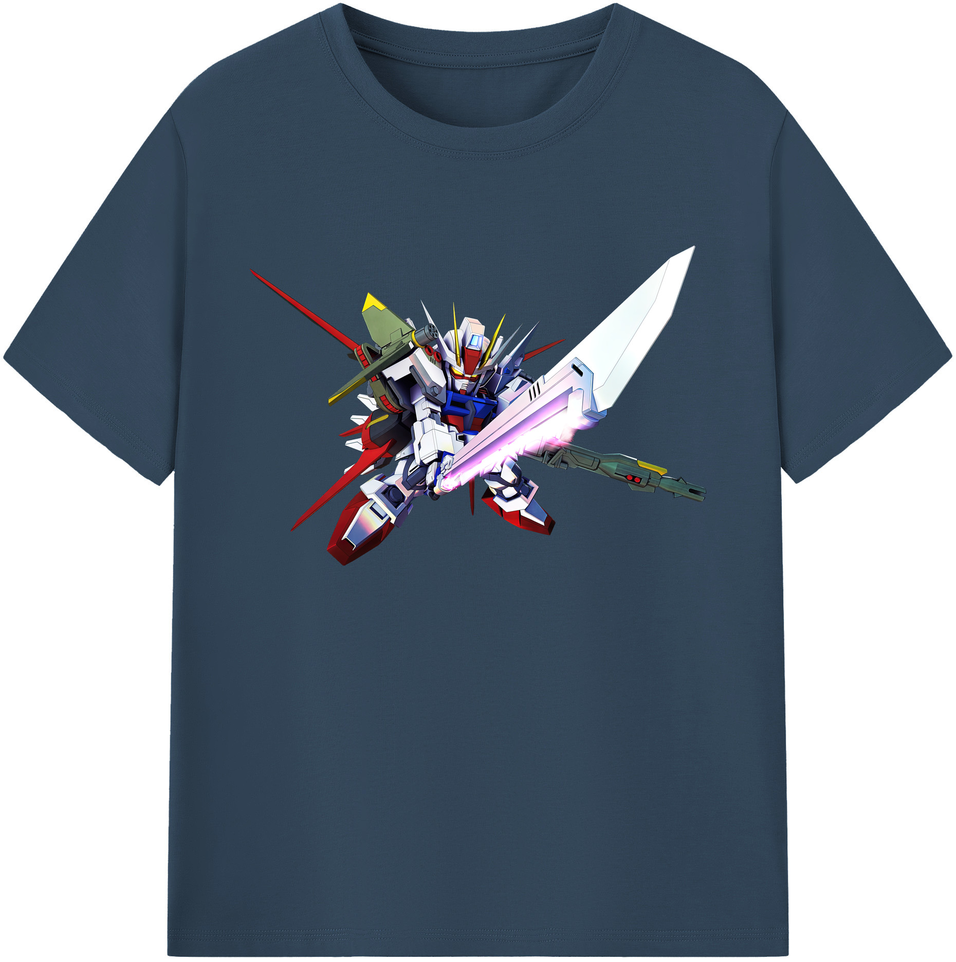 （画像用） 機動戦士ガンダム Mobile Suit Gundam 綿100％ メンズ半袖Tシャツ｜肌触りやわらか＆通気性