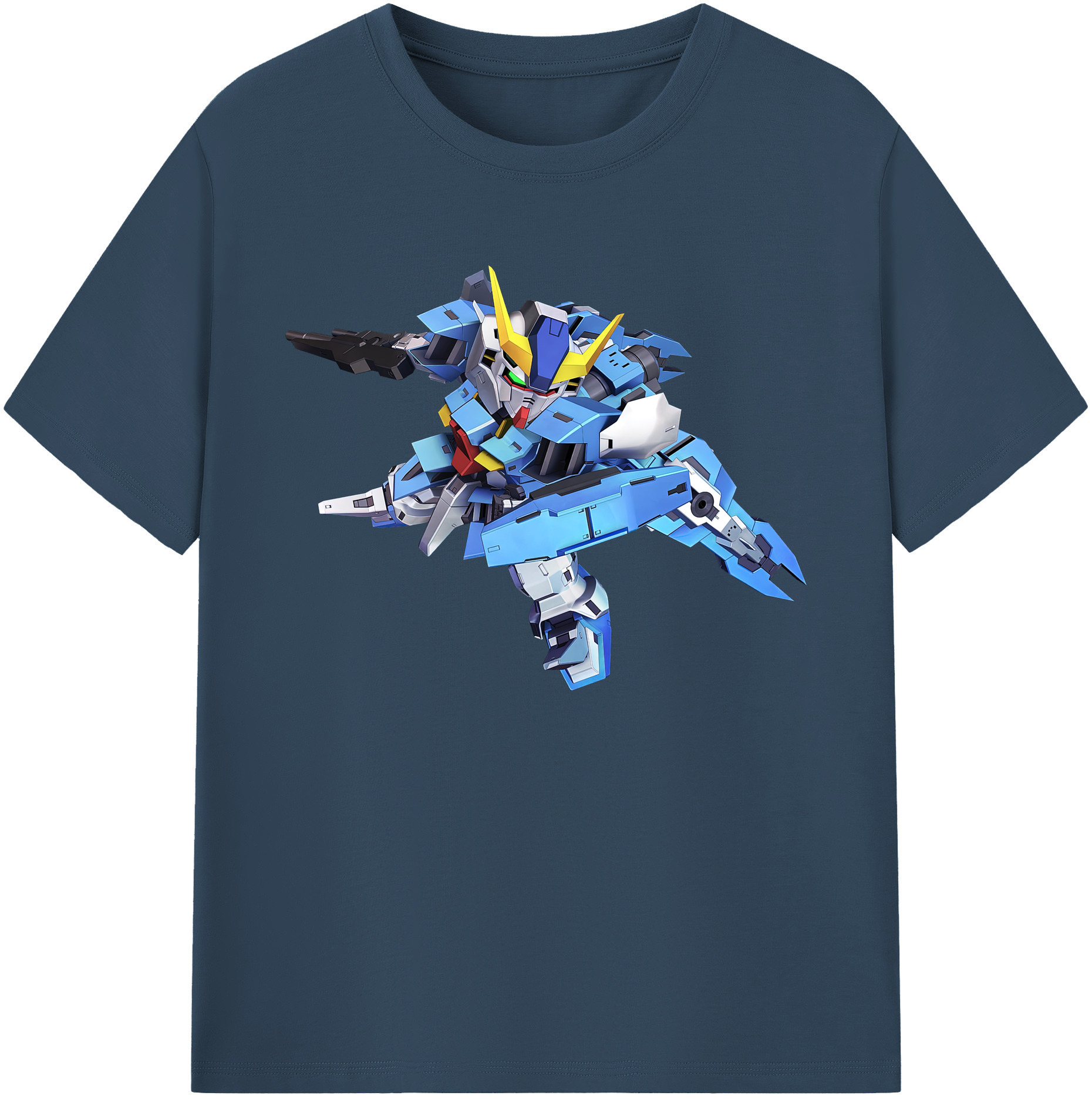 （画像用） 機動戦士ガンダム Mobile Suit Gundam 綿100％ メンズ半袖Tシャツ｜肌触りやわらか＆通気性