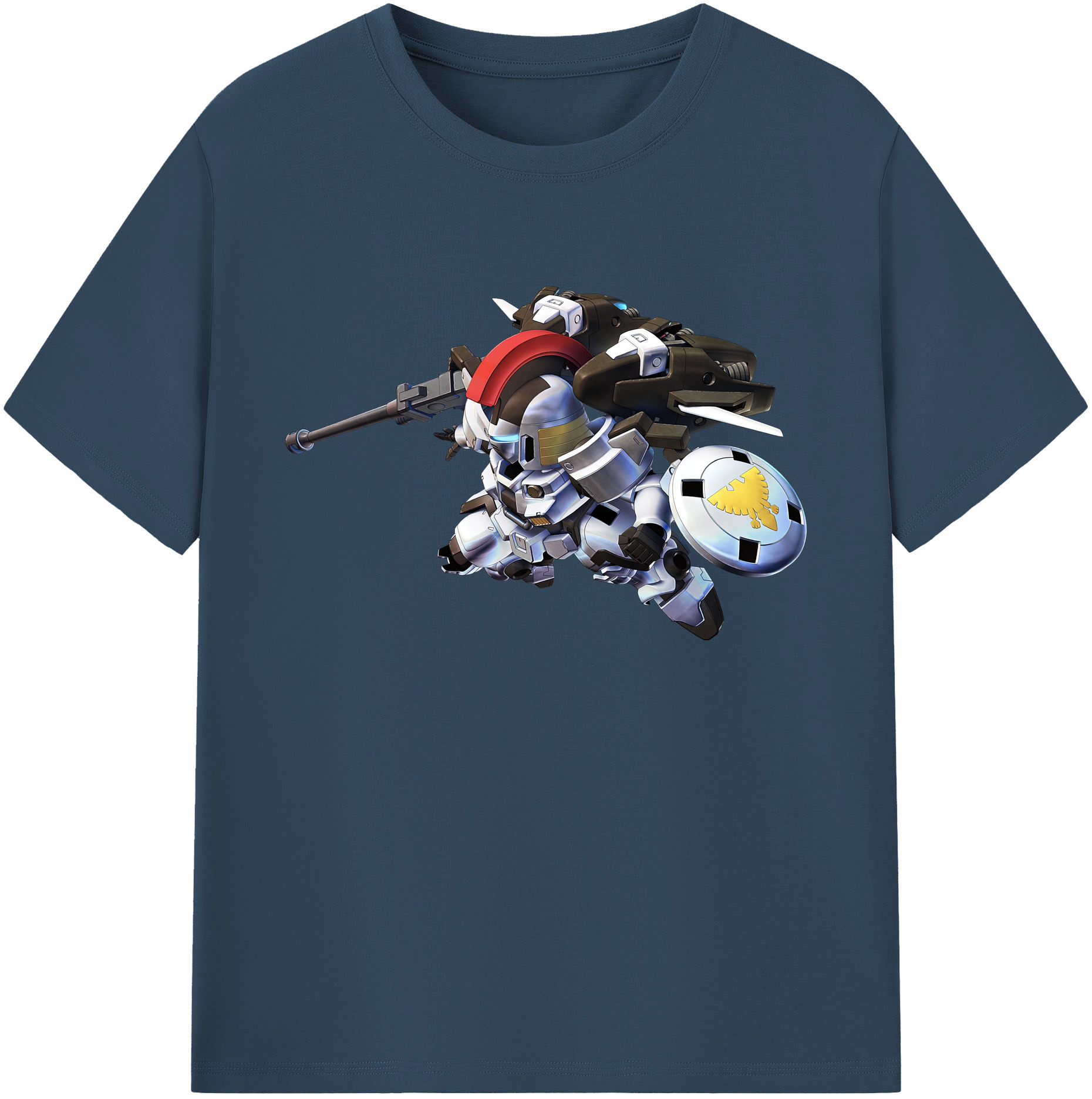 （画像用） 機動戦士ガンダム Mobile Suit Gundam 綿100％ メンズ半袖Tシャツ｜肌触りやわらか＆通気性
