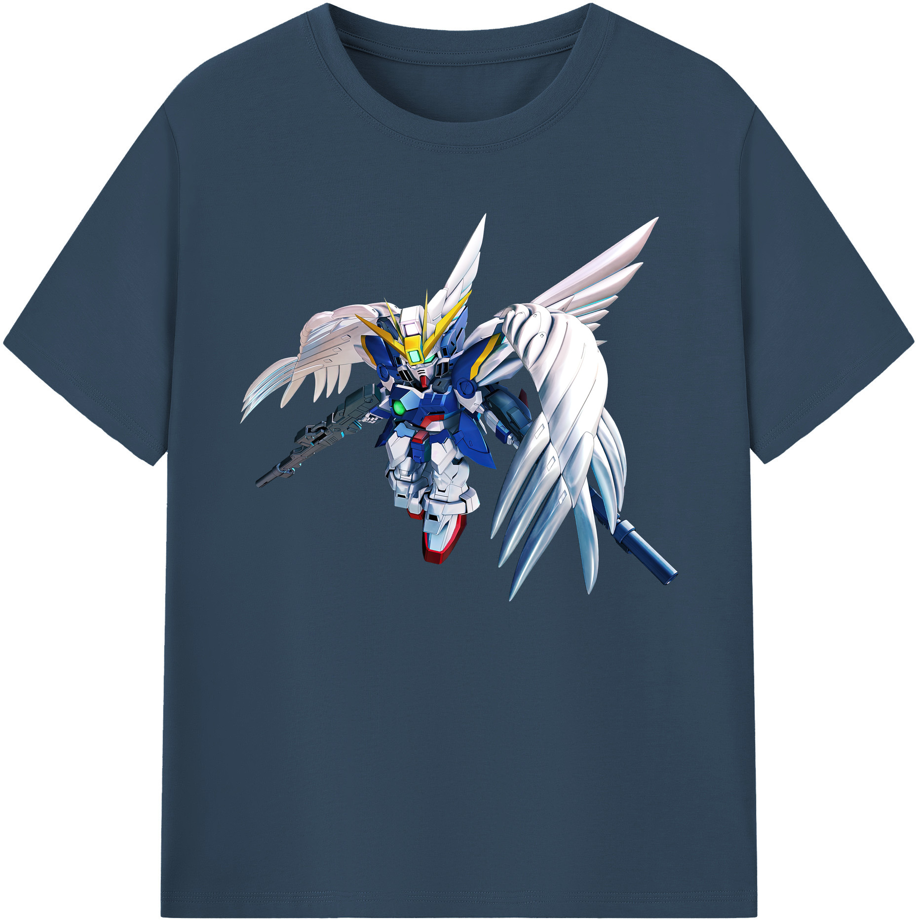 （画像用） 機動戦士ガンダム Mobile Suit Gundam 綿100％ メンズ半袖Tシャツ｜肌触りやわらか＆通気性