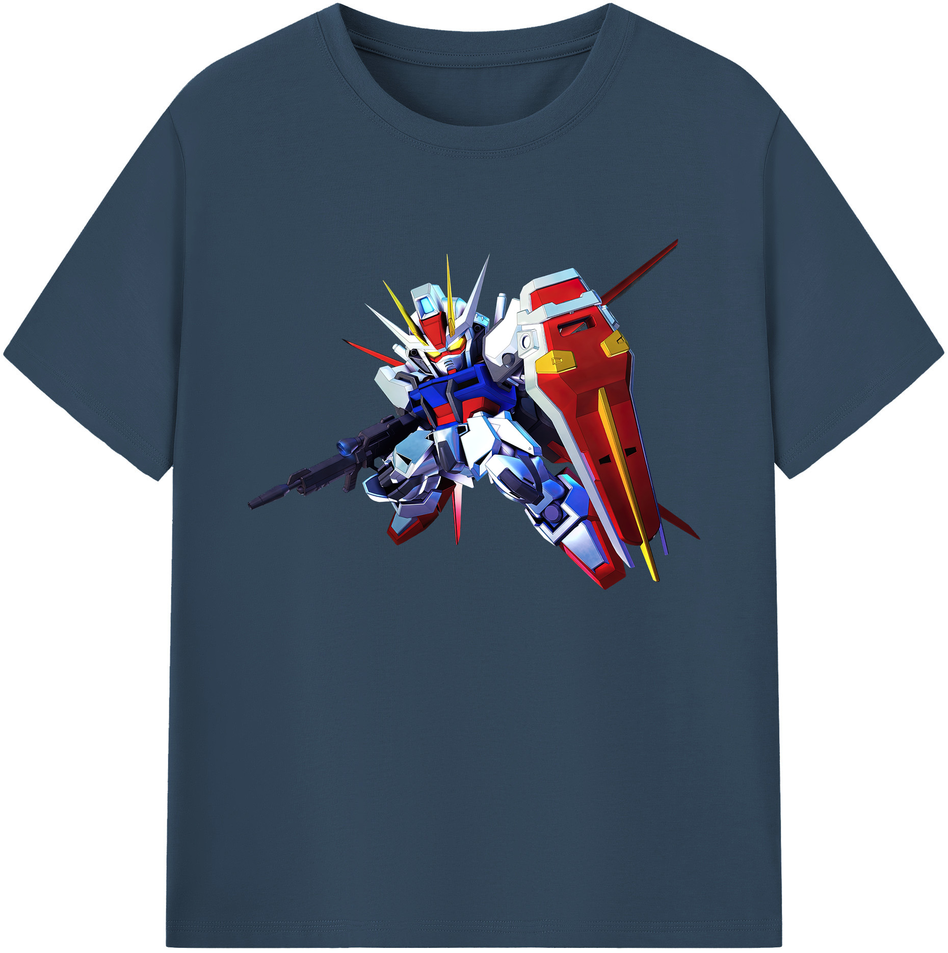 （画像用） 機動戦士ガンダム Mobile Suit Gundam 綿100％ メンズ半袖Tシャツ｜肌触りやわらか＆通気性