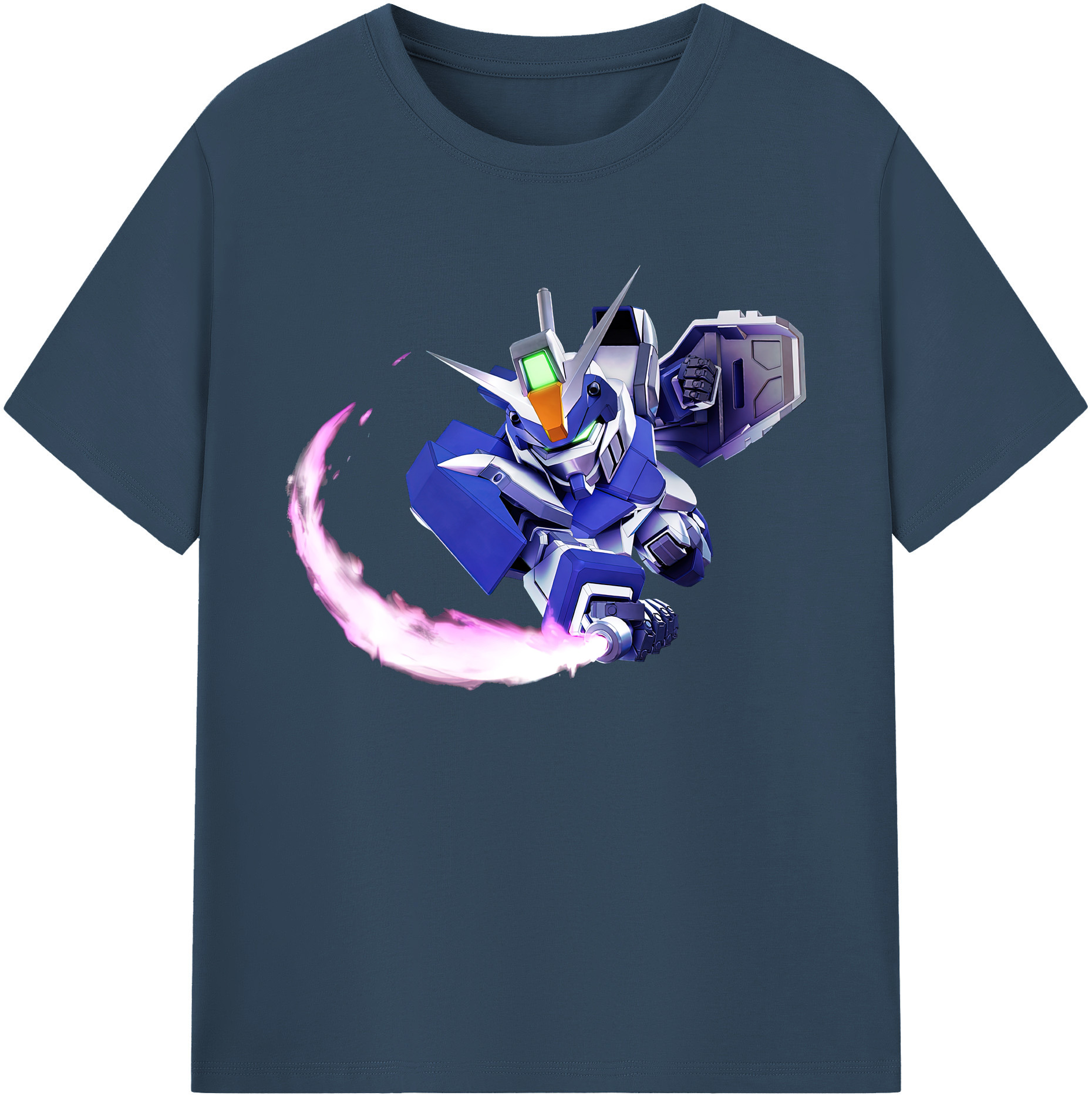 （画像用） 機動戦士ガンダム Mobile Suit Gundam 綿100％ メンズ半袖Tシャツ｜肌触りやわらか＆通気性