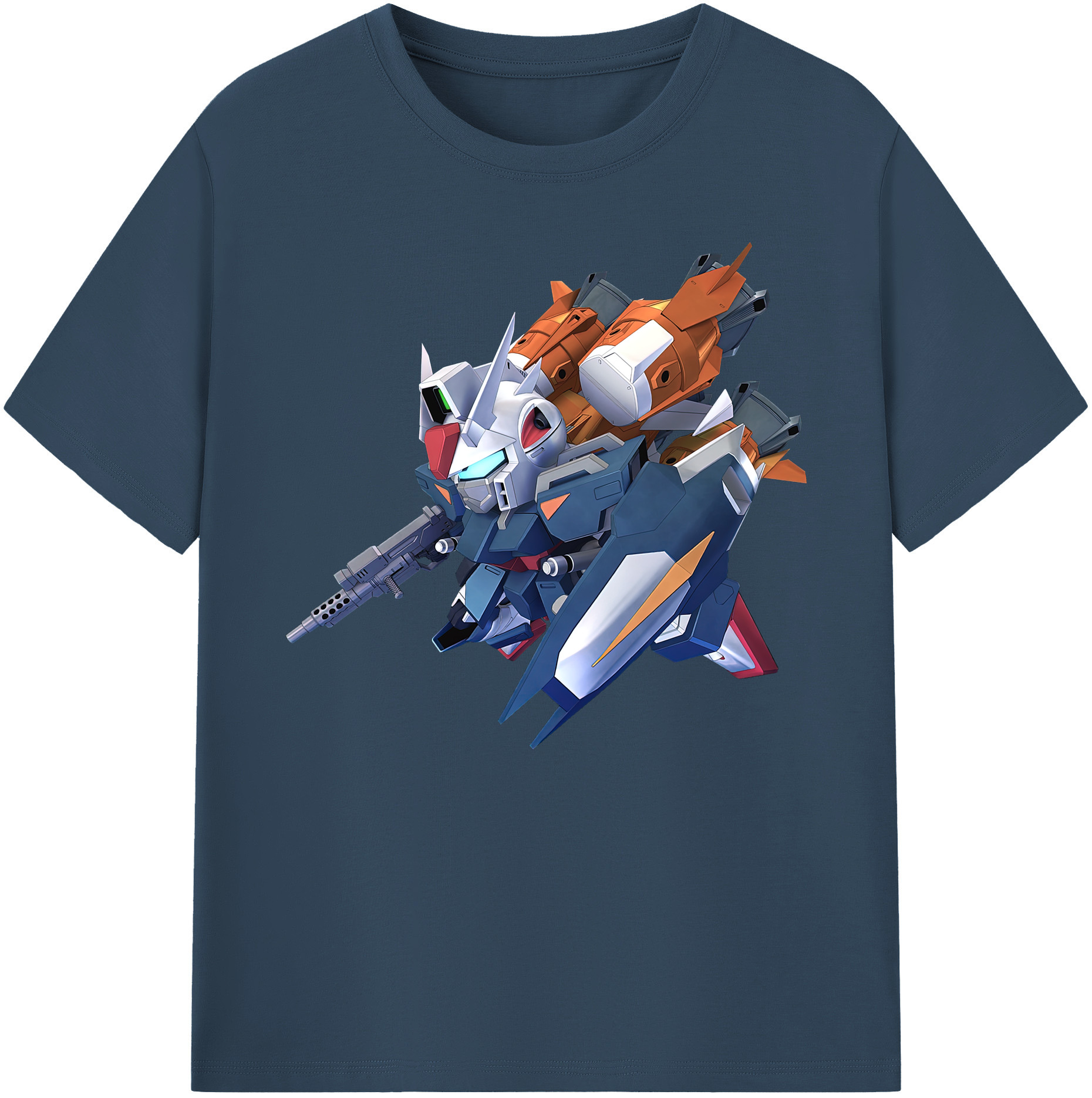 （画像用） 機動戦士ガンダム Mobile Suit Gundam 綿100％ メンズ半袖Tシャツ｜肌触りやわらか＆通気性