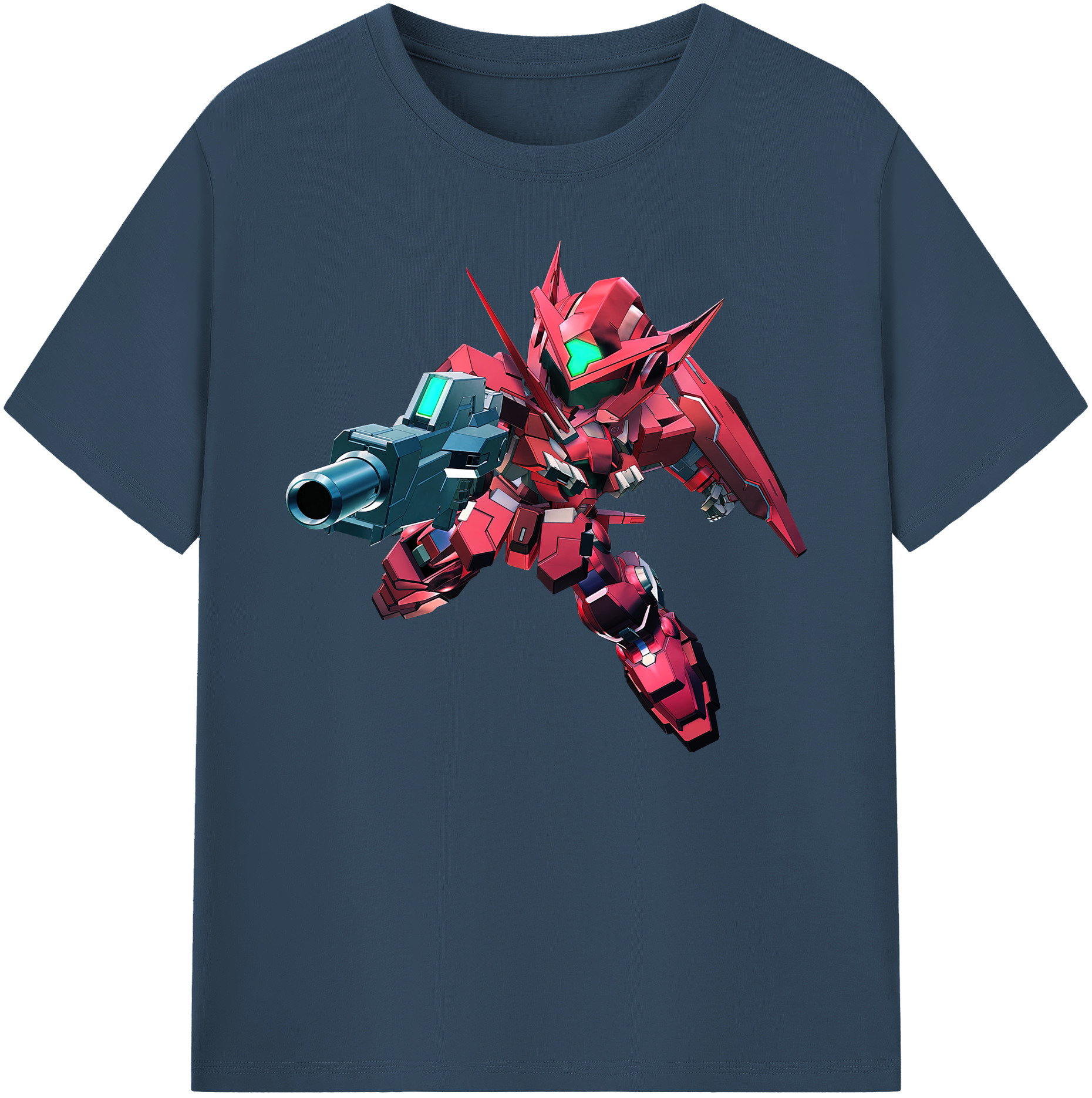 （画像用） 機動戦士ガンダム Mobile Suit Gundam 綿100％ メンズ半袖Tシャツ｜肌触りやわらか＆通気性