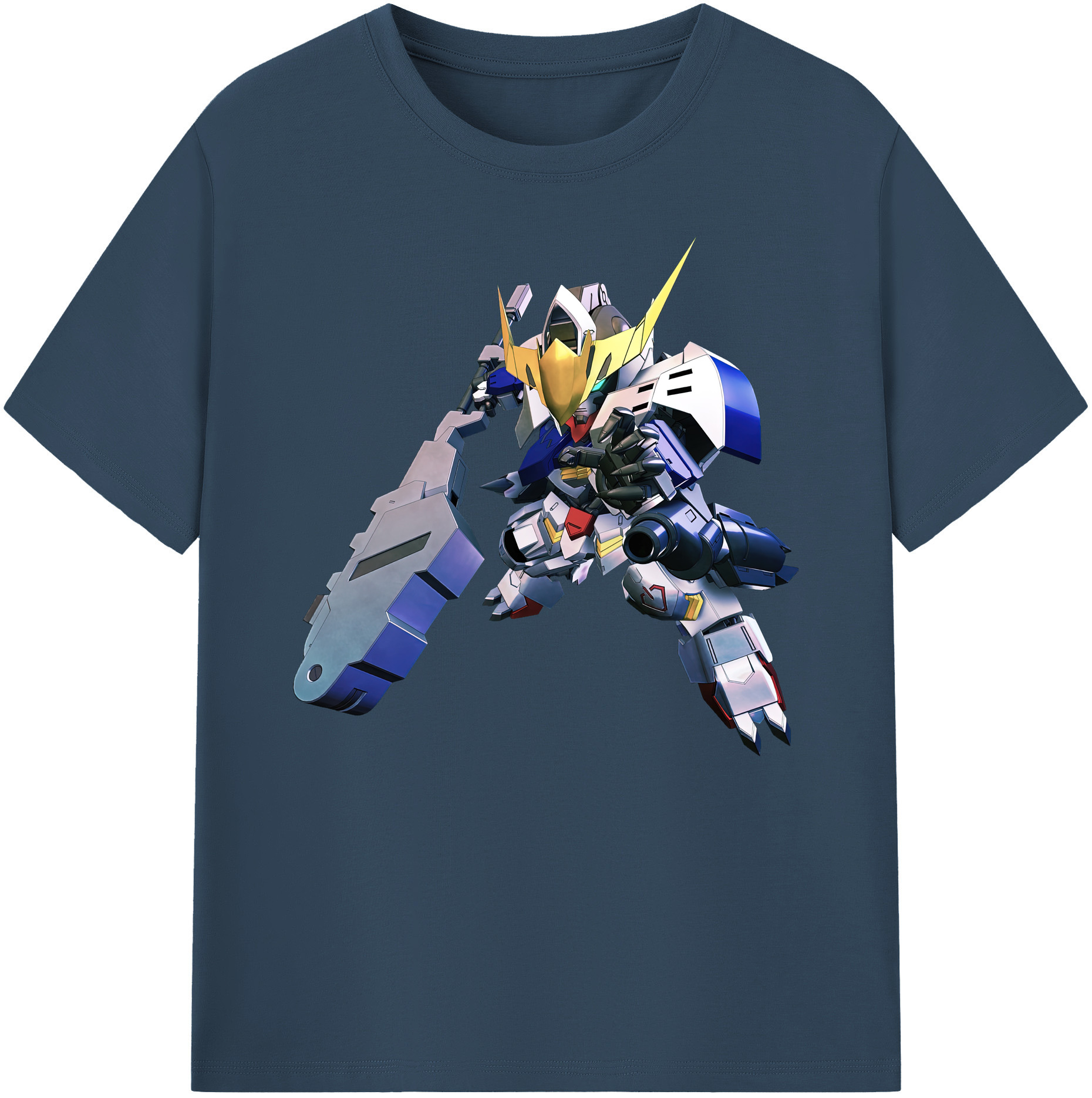 （画像用） 機動戦士ガンダム Mobile Suit Gundam 綿100％ メンズ半袖Tシャツ｜肌触りやわらか＆通気性