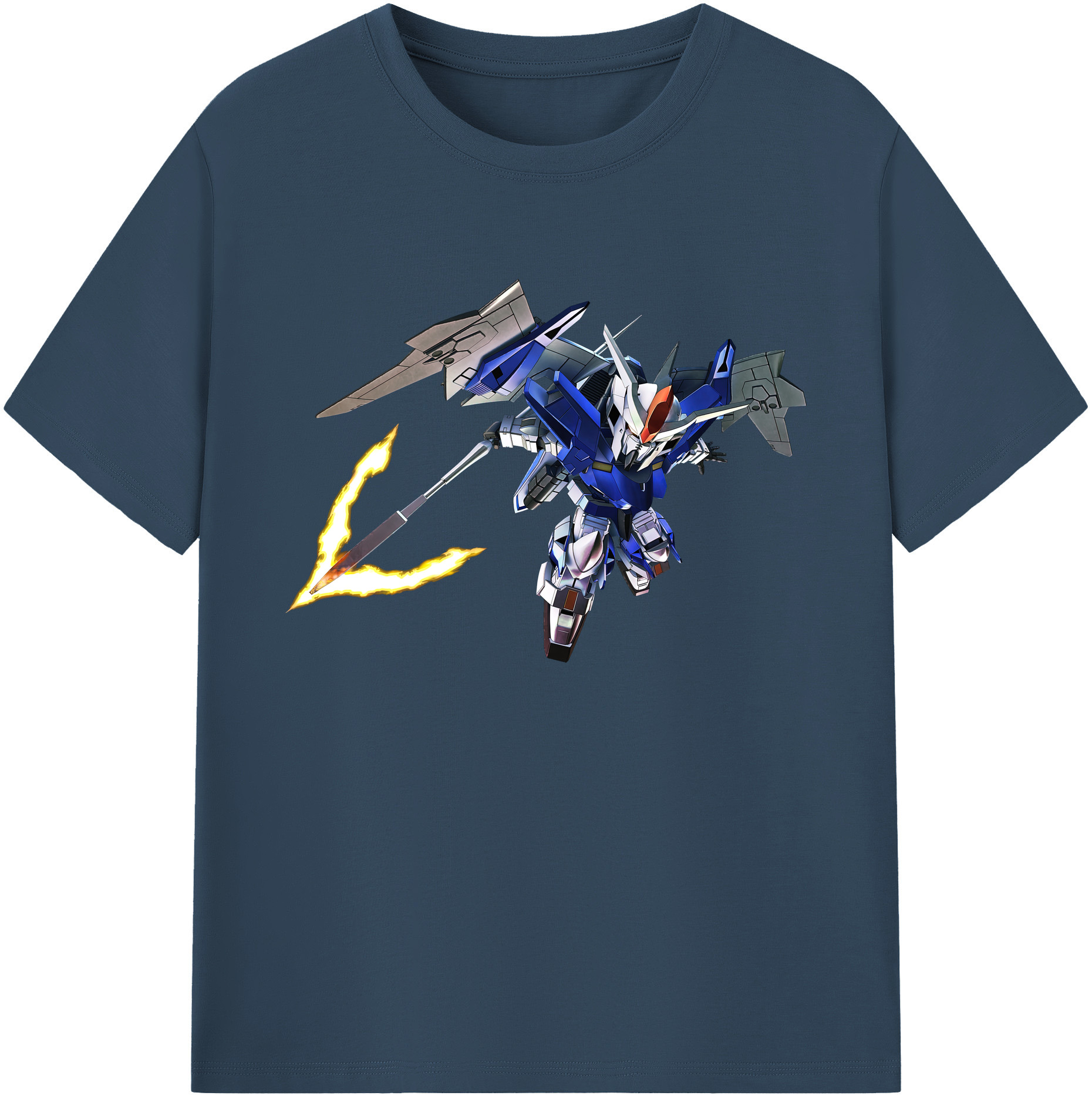 （画像用） 機動戦士ガンダム Mobile Suit Gundam 綿100％ メンズ半袖Tシャツ｜肌触りやわらか＆通気性