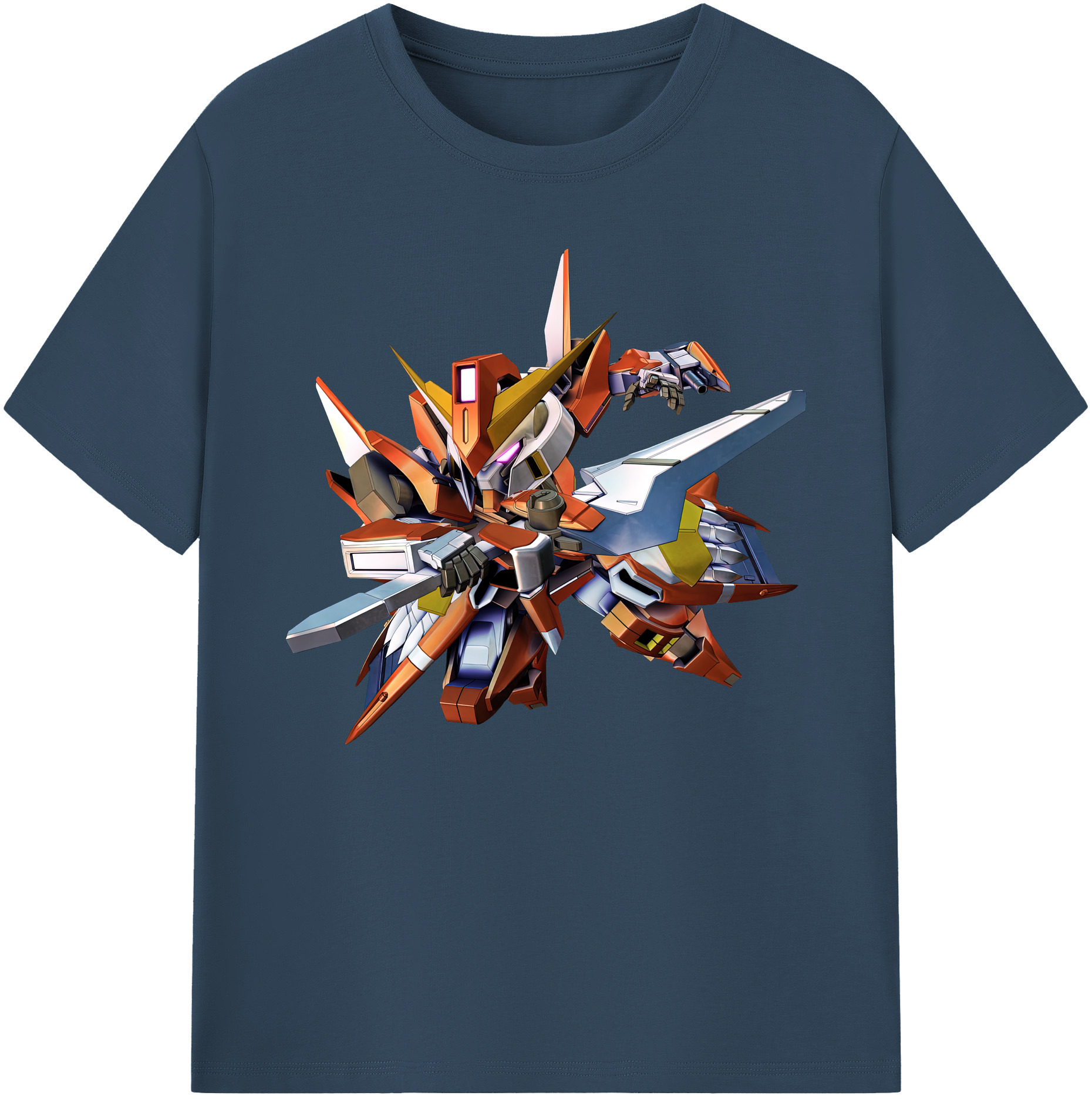 （画像用） 機動戦士ガンダム Mobile Suit Gundam 綿100％ メンズ半袖Tシャツ｜肌触りやわらか＆通気性