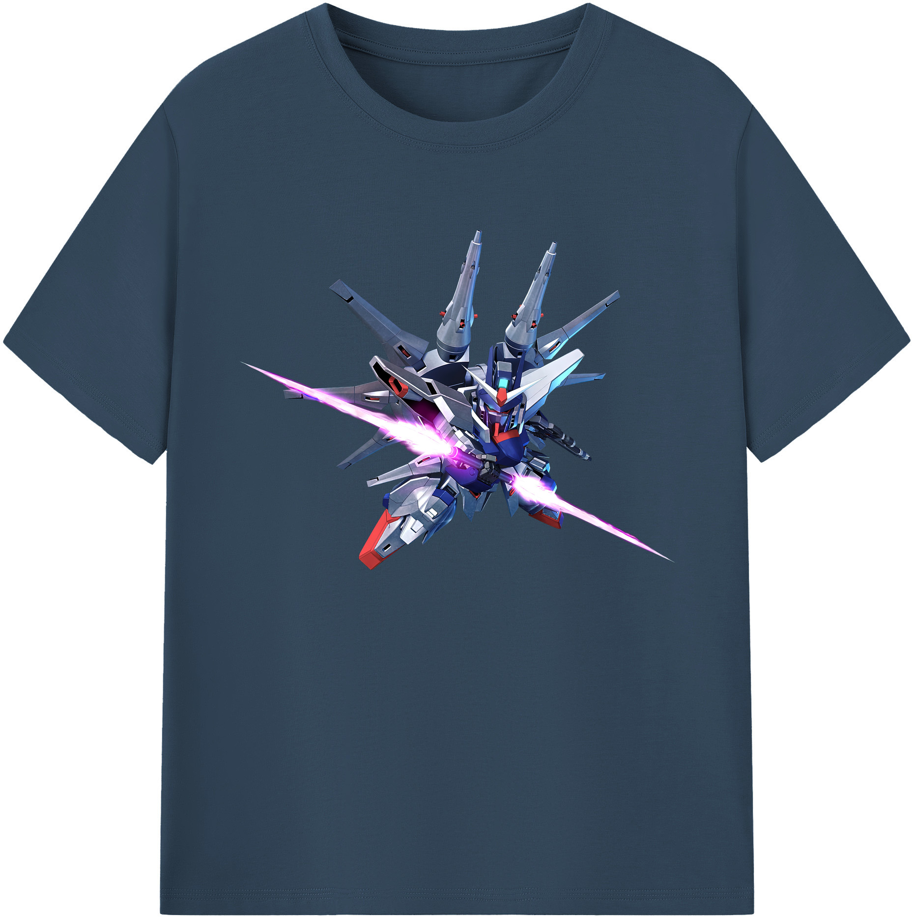 （画像用） 機動戦士ガンダム Mobile Suit Gundam 綿100％ メンズ半袖Tシャツ｜肌触りやわらか＆通気性