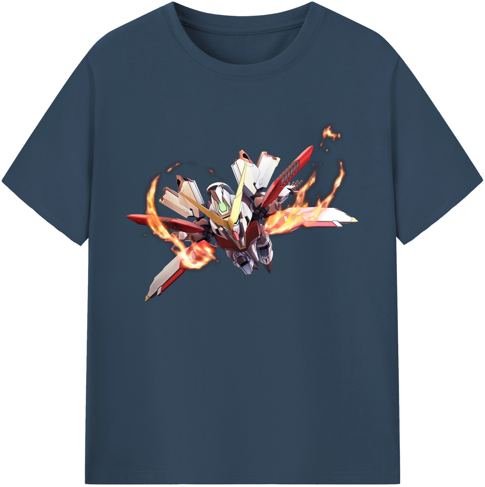 （画像用） 機動戦士ガンダム Mobile Suit Gundam 綿100％ メンズ半袖Tシャツ｜肌触りやわらか＆通気性