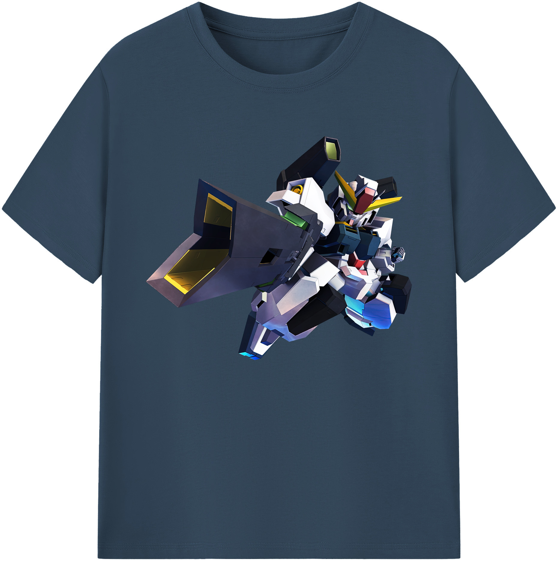 （画像用） 機動戦士ガンダム Mobile Suit Gundam 綿100％ メンズ半袖Tシャツ｜肌触りやわらか＆通気性