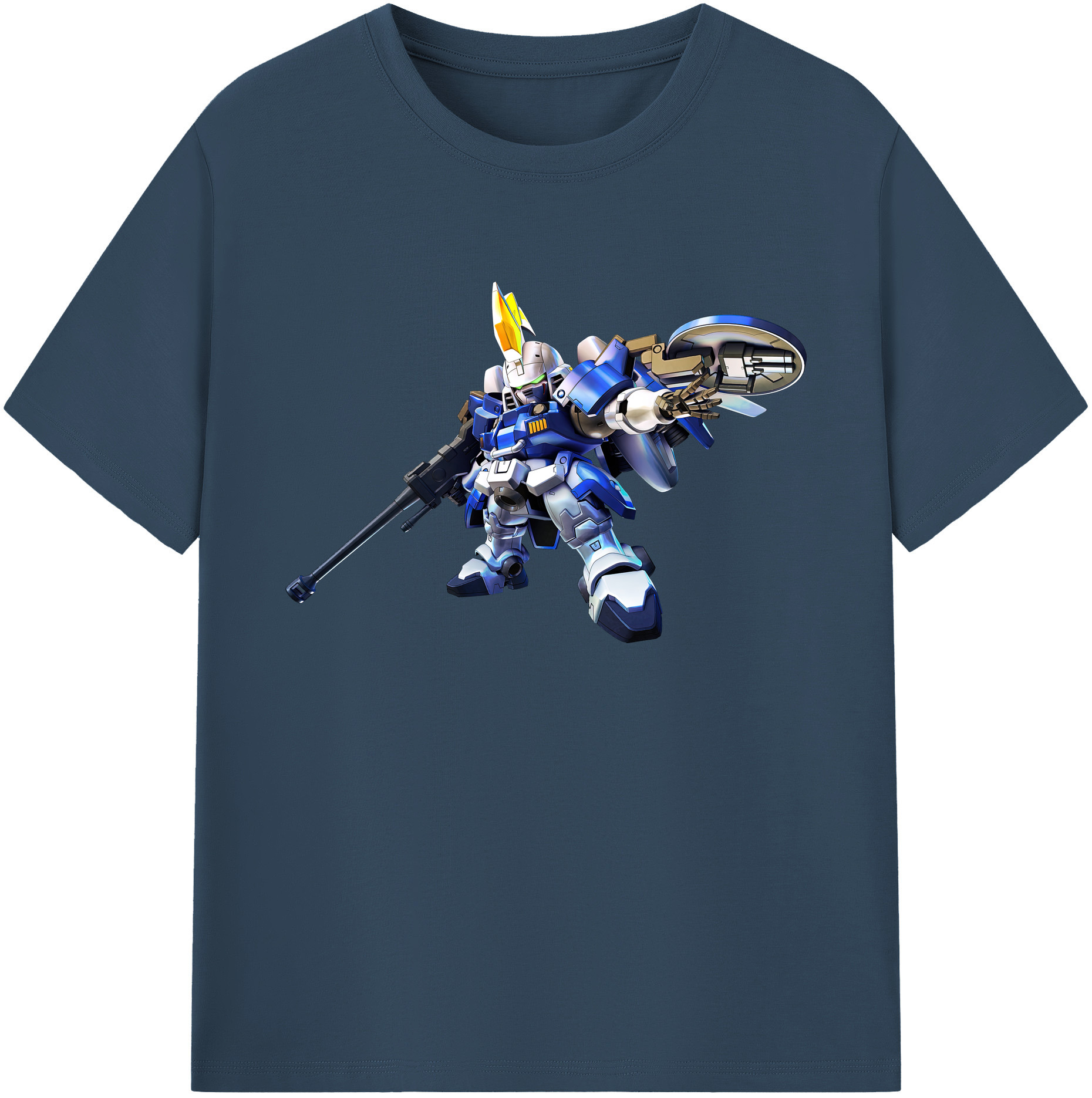 （画像用） 機動戦士ガンダム Mobile Suit Gundam 綿100％ メンズ半袖Tシャツ｜肌触りやわらか＆通気性
