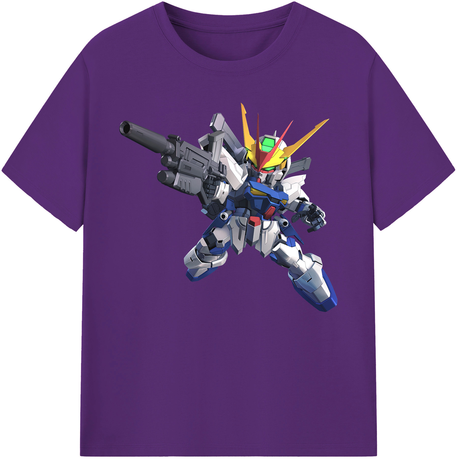 （画像用） 機動戦士ガンダム Mobile Suit Gundam 綿100％ メンズ半袖Tシャツ｜肌触りやわらか＆通気性