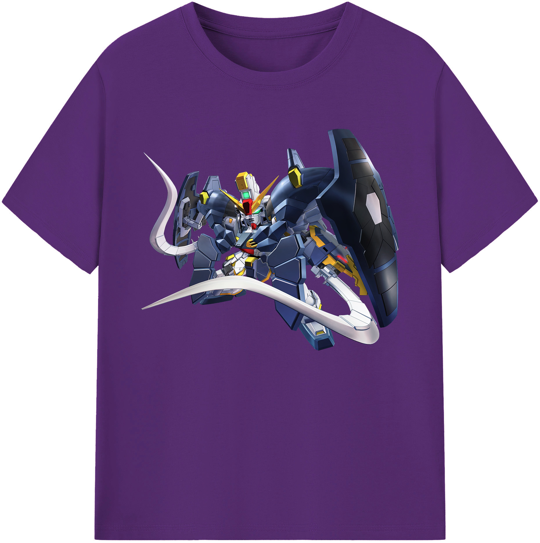 （画像用） 機動戦士ガンダム Mobile Suit Gundam 綿100％ メンズ半袖Tシャツ｜肌触りやわらか＆通気性