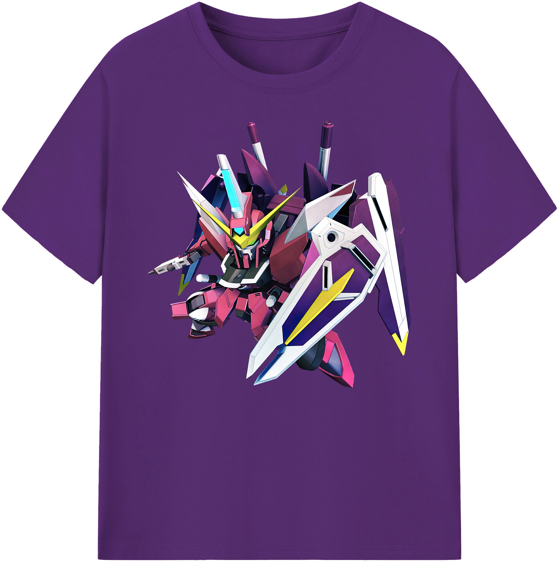 （画像用） 機動戦士ガンダム Mobile Suit Gundam 綿100％ メンズ半袖Tシャツ｜肌触りやわらか＆通気性