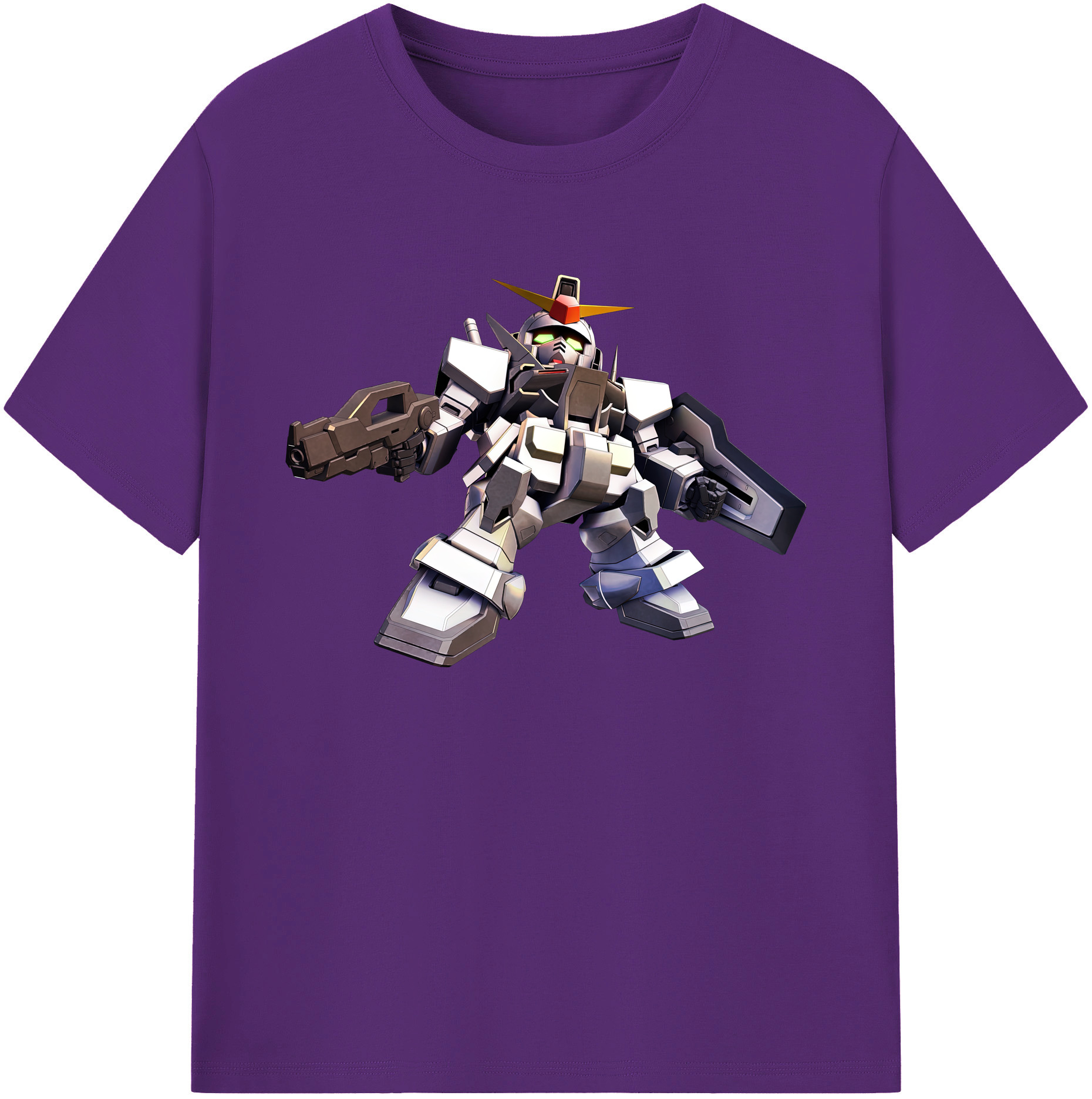 （画像用） 機動戦士ガンダム Mobile Suit Gundam 綿100％ メンズ半袖Tシャツ｜肌触りやわらか＆通気性