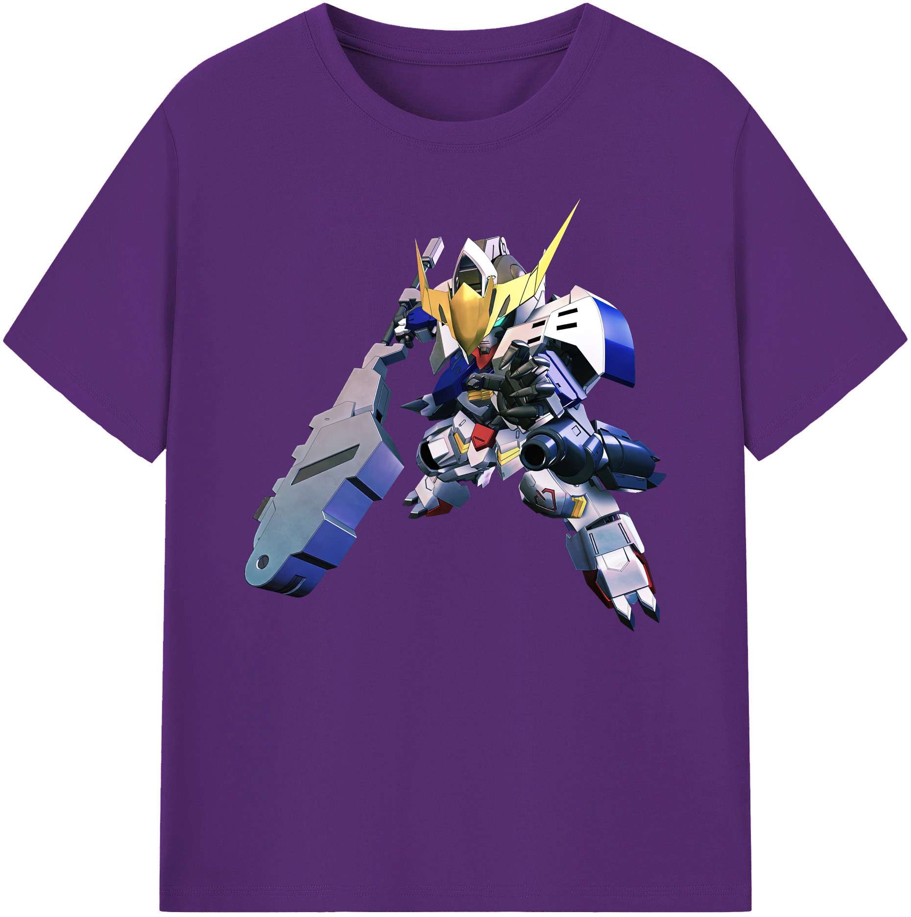 （画像用） 機動戦士ガンダム Mobile Suit Gundam 綿100％ メンズ半袖Tシャツ｜肌触りやわらか＆通気性