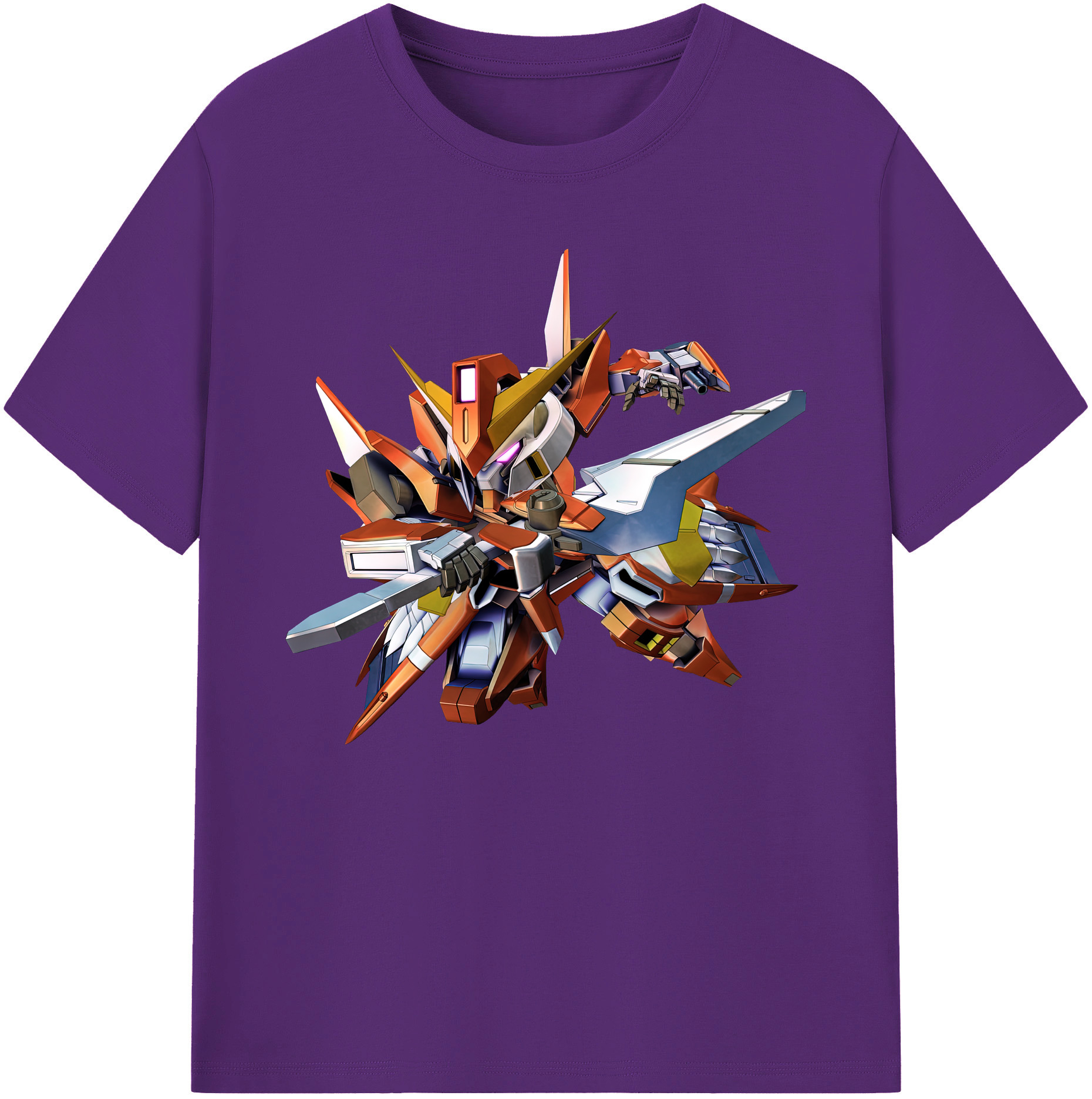 （画像用） 機動戦士ガンダム Mobile Suit Gundam 綿100％ メンズ半袖Tシャツ｜肌触りやわらか＆通気性