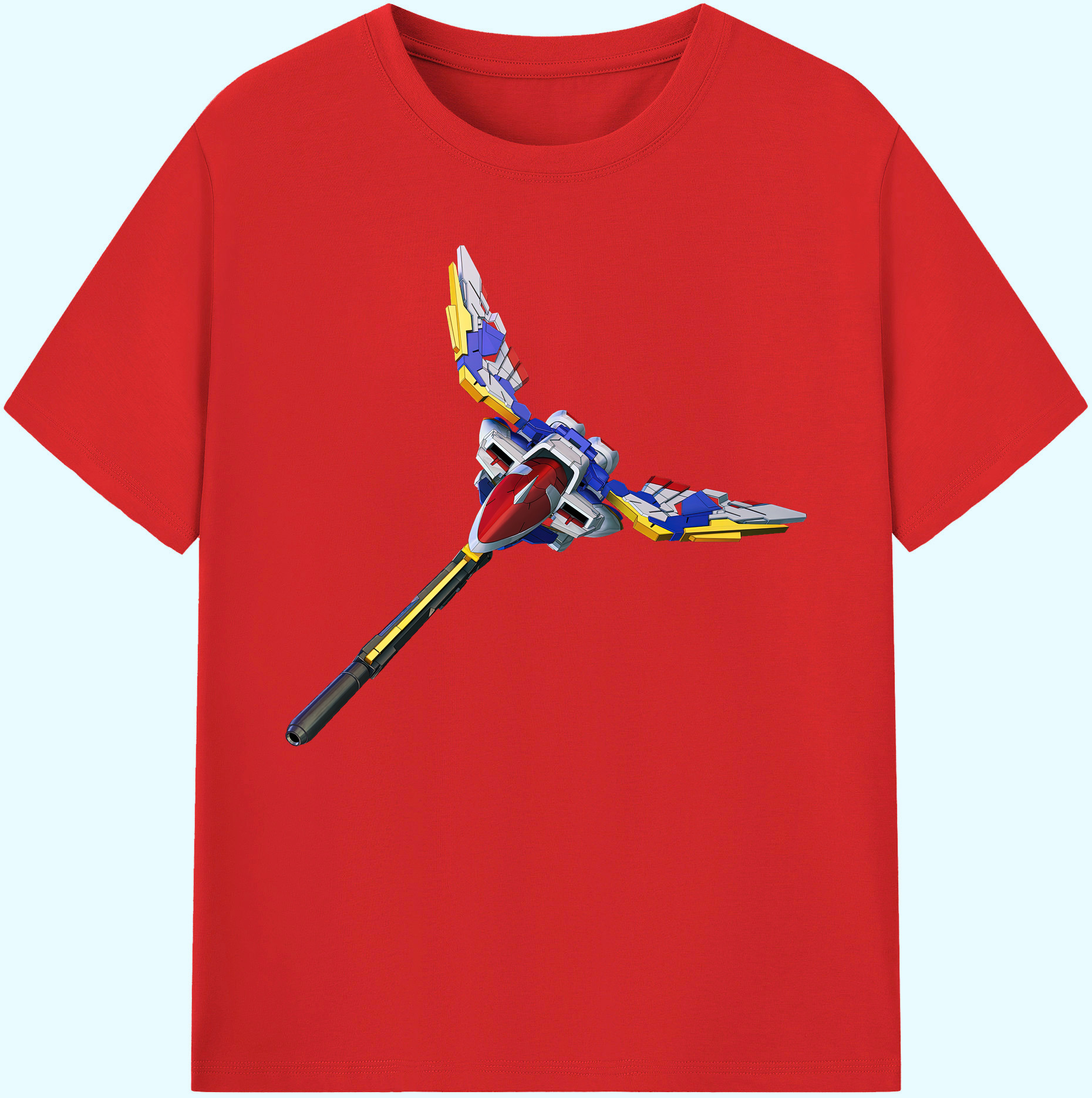 （画像用） 機動戦士ガンダム Mobile Suit Gundam 綿100％ メンズ半袖Tシャツ｜肌触りやわらか＆通気性