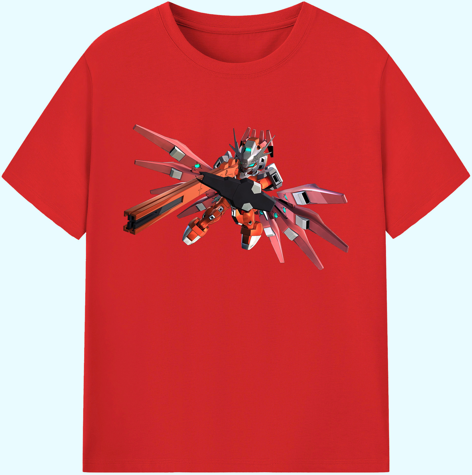 （画像用） 機動戦士ガンダム Mobile Suit Gundam 綿100％ メンズ半袖Tシャツ｜肌触りやわらか＆通気性