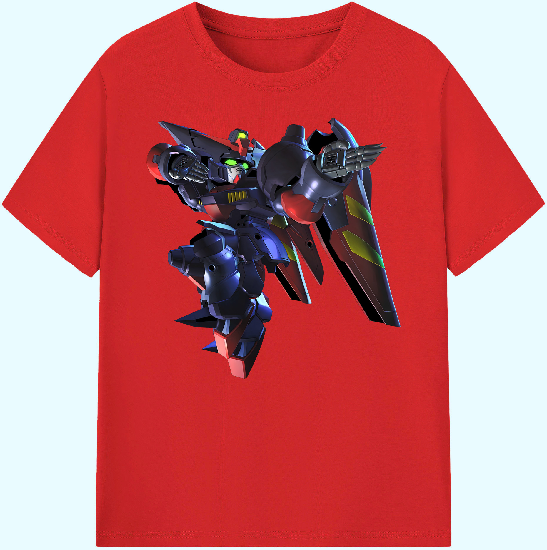 （画像用） 機動戦士ガンダム Mobile Suit Gundam 綿100％ メンズ半袖Tシャツ｜肌触りやわらか＆通気性