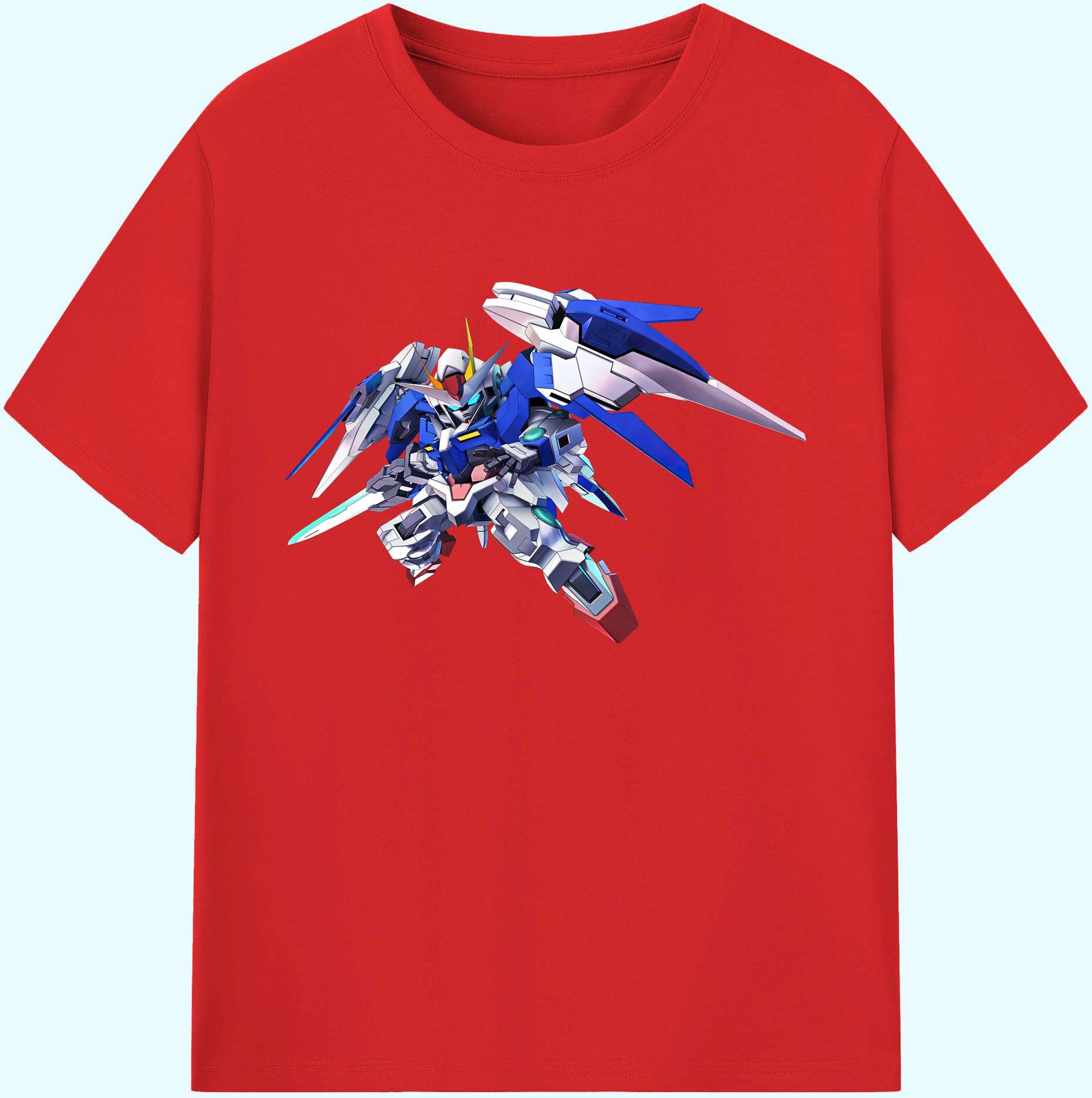 （画像用） 機動戦士ガンダム Mobile Suit Gundam 綿100％ メンズ半袖Tシャツ｜肌触りやわらか＆通気性