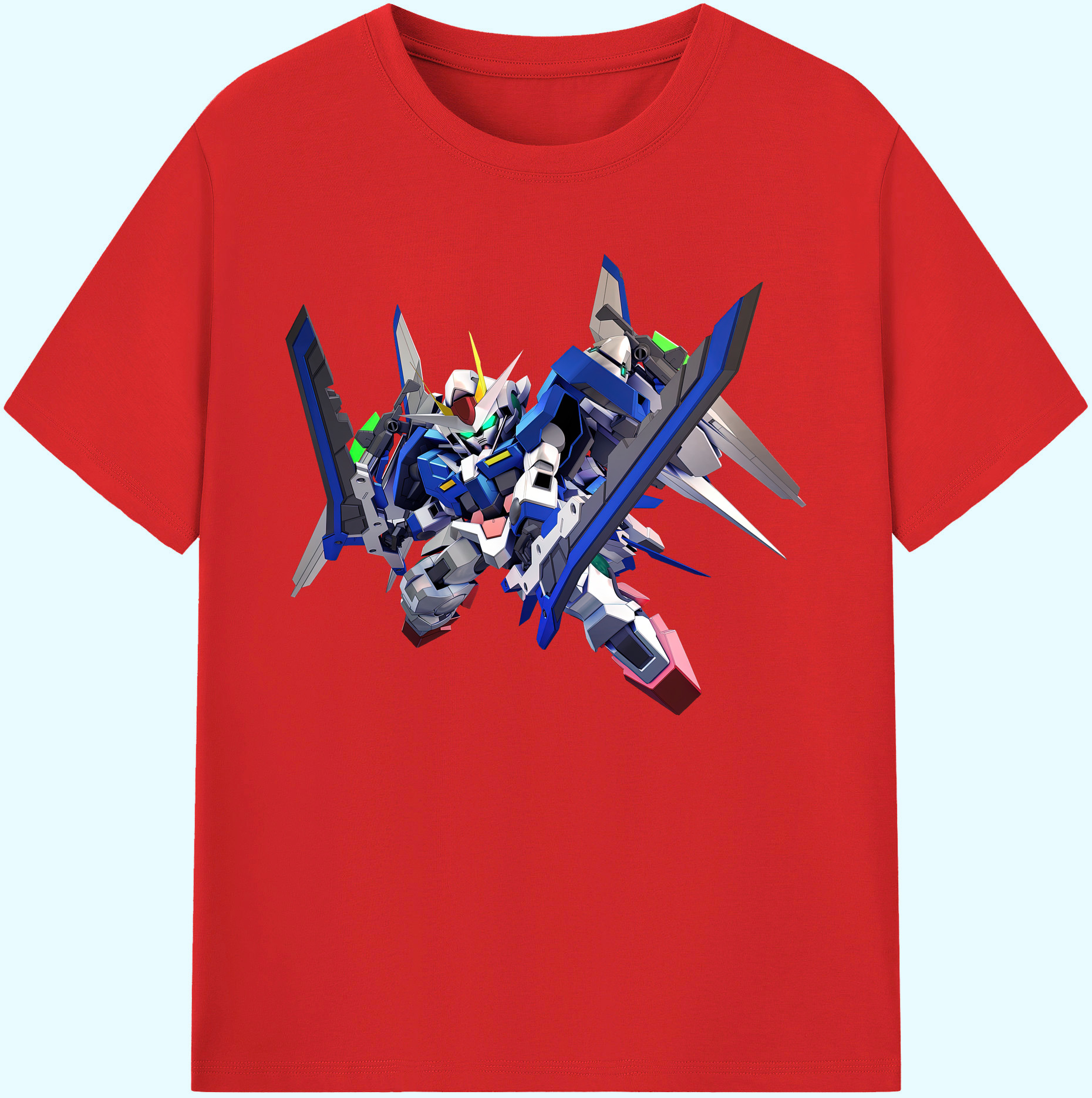 （画像用） 機動戦士ガンダム Mobile Suit Gundam 綿100％ メンズ半袖Tシャツ｜肌触りやわらか＆通気性