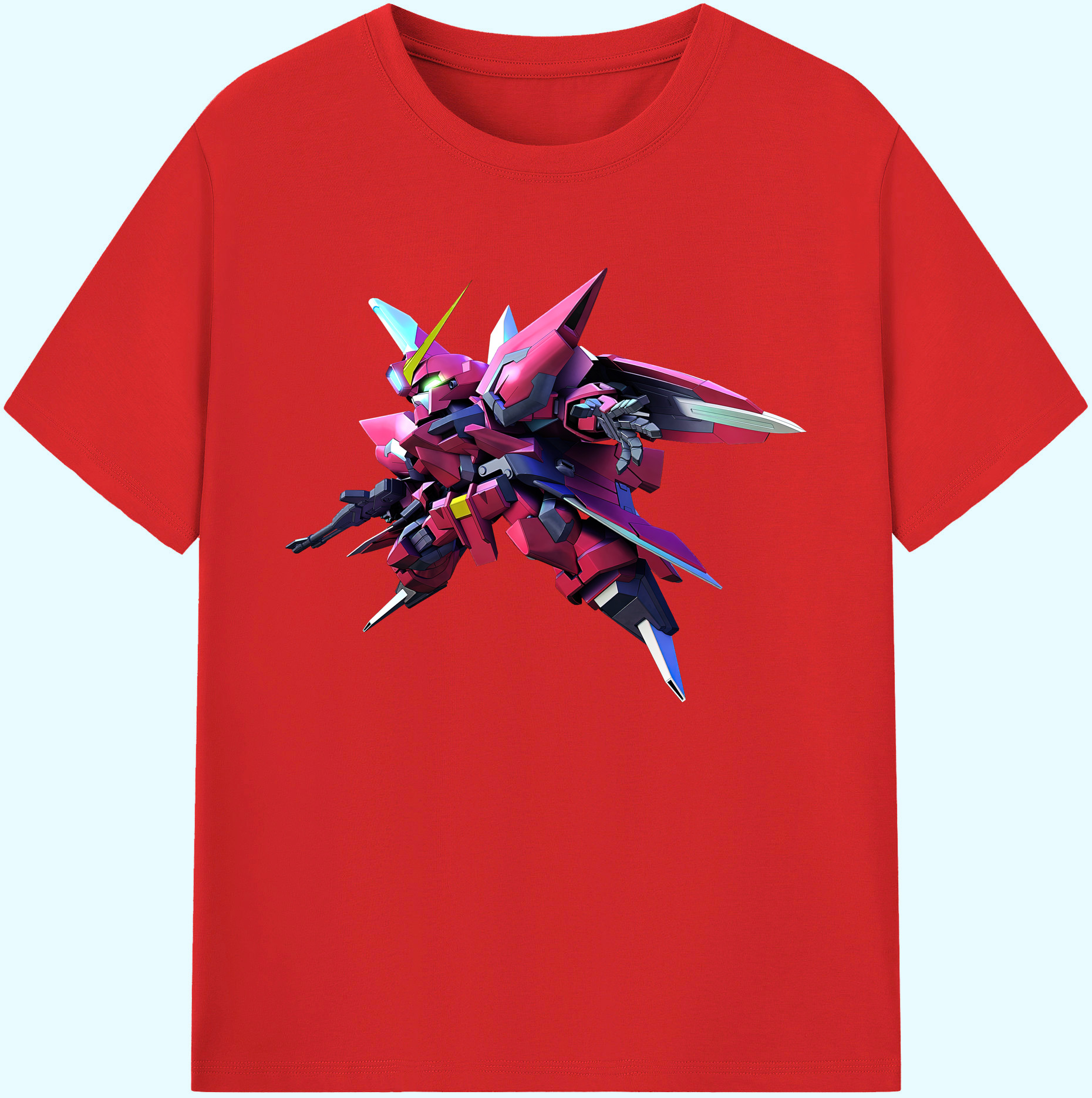 （画像用） 機動戦士ガンダム Mobile Suit Gundam 綿100％ メンズ半袖Tシャツ｜肌触りやわらか＆通気性