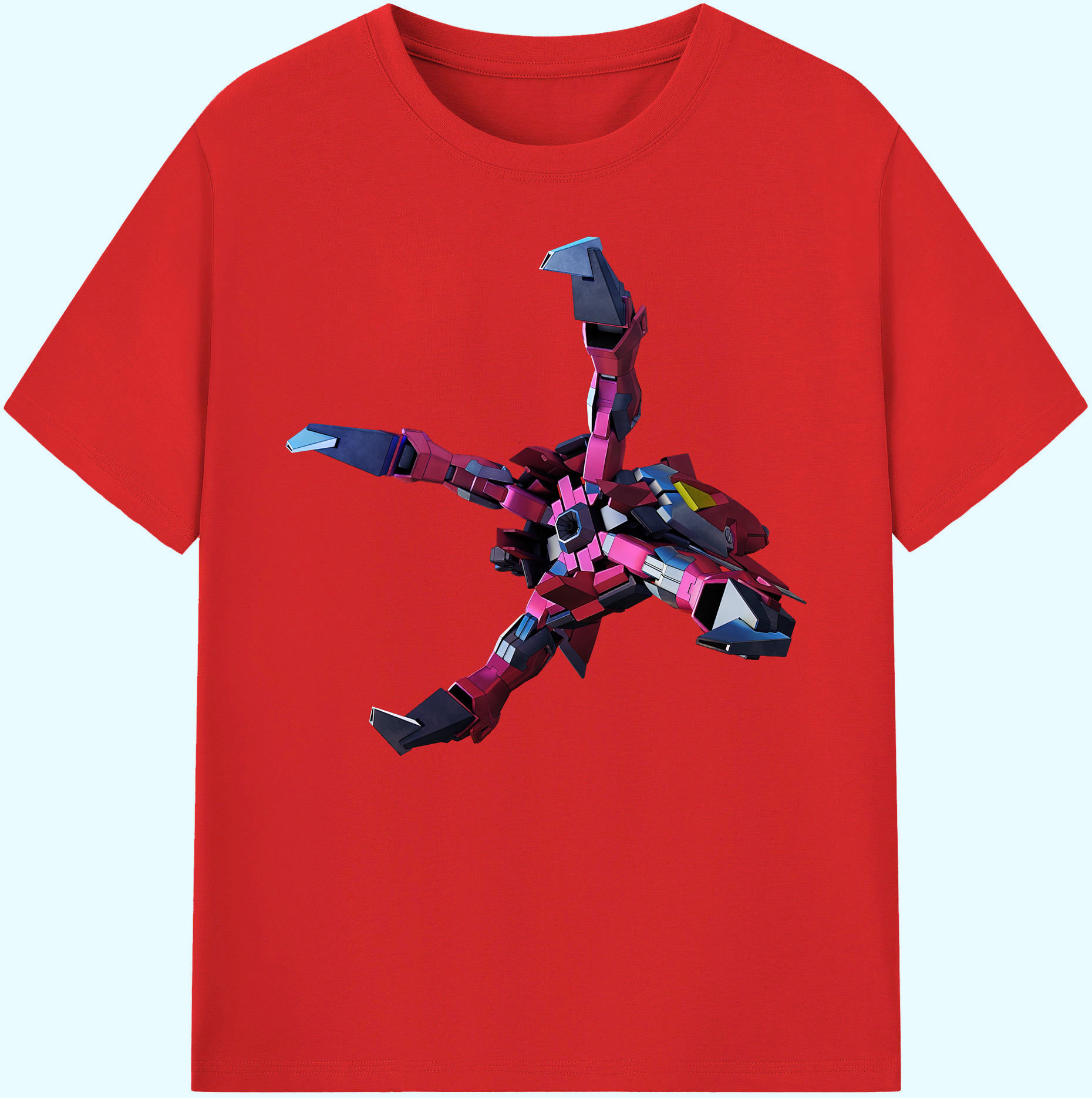 （画像用） 機動戦士ガンダム Mobile Suit Gundam 綿100％ メンズ半袖Tシャツ｜肌触りやわらか＆通気性