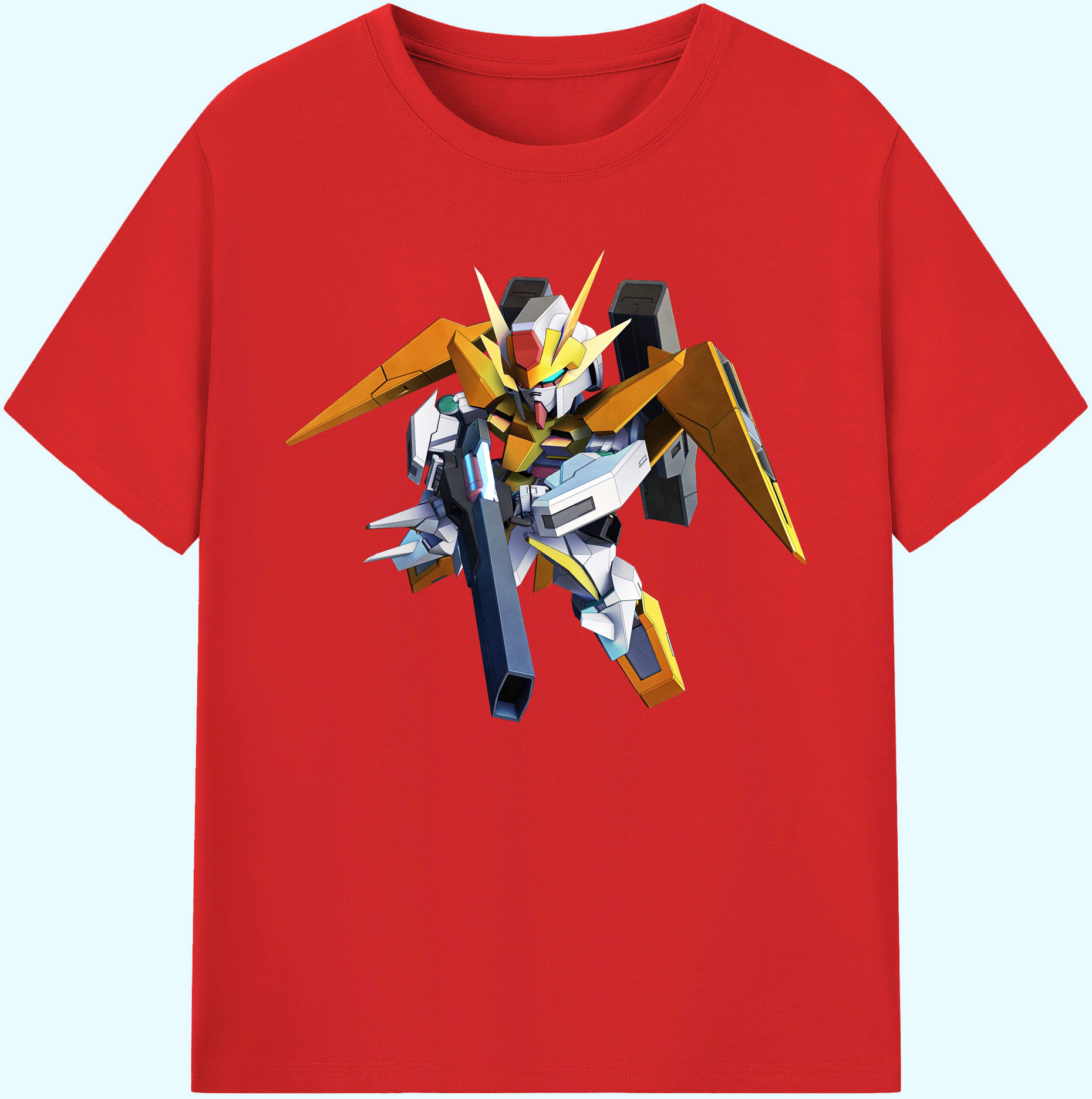 （画像用） 機動戦士ガンダム Mobile Suit Gundam 綿100％ メンズ半袖Tシャツ｜肌触りやわらか＆通気性