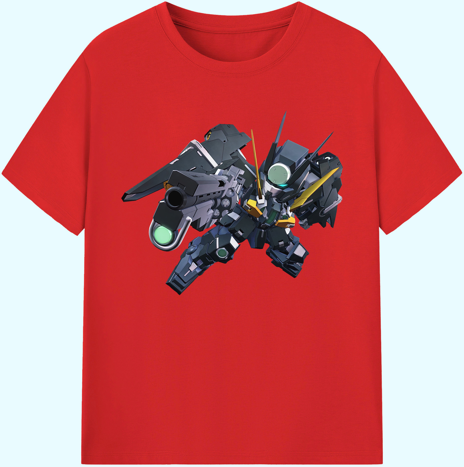 （画像用） 機動戦士ガンダム Mobile Suit Gundam 綿100％ メンズ半袖Tシャツ｜肌触りやわらか＆通気性