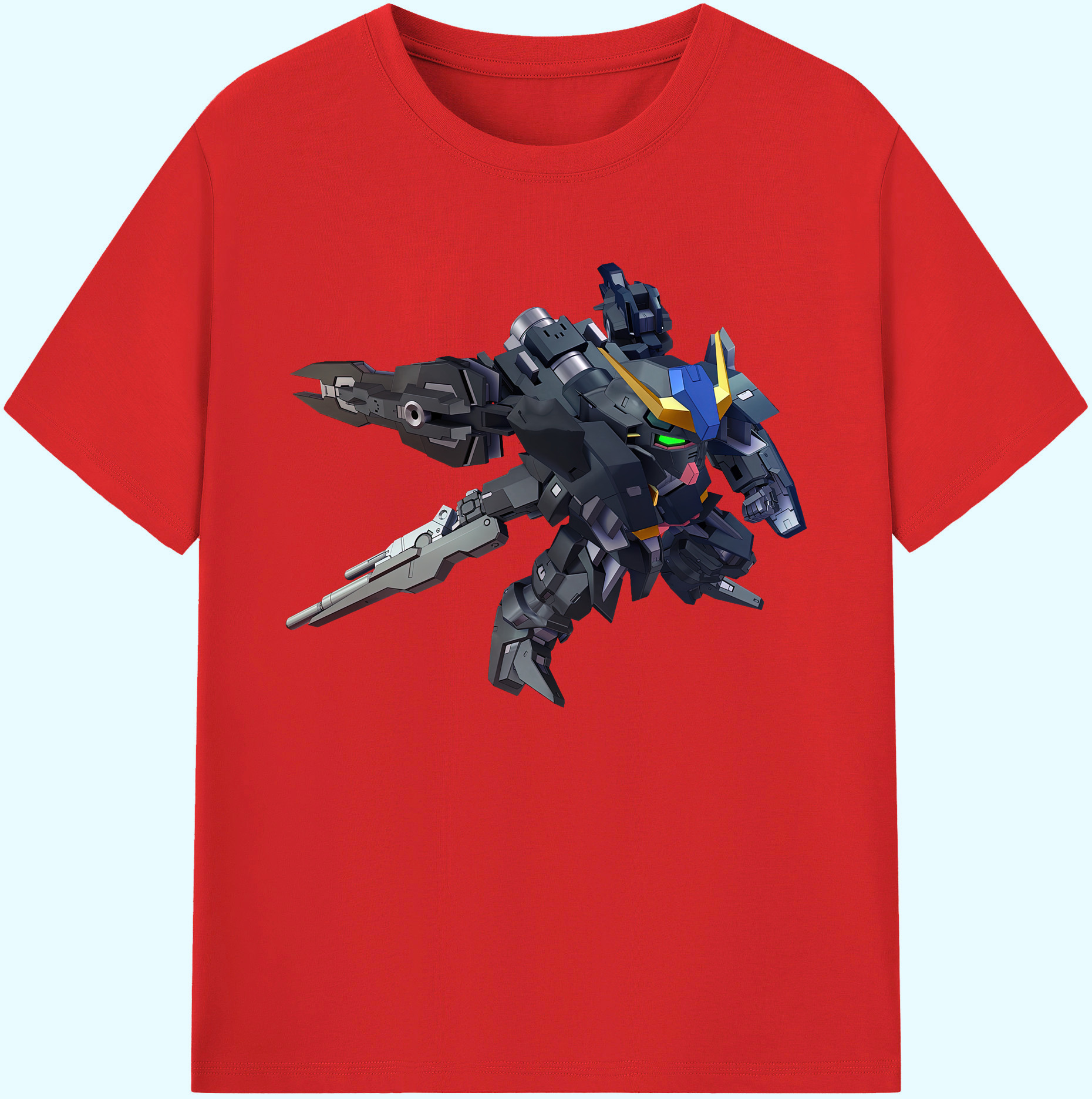 （画像用） 機動戦士ガンダム Mobile Suit Gundam 綿100％ メンズ半袖Tシャツ｜肌触りやわらか＆通気性