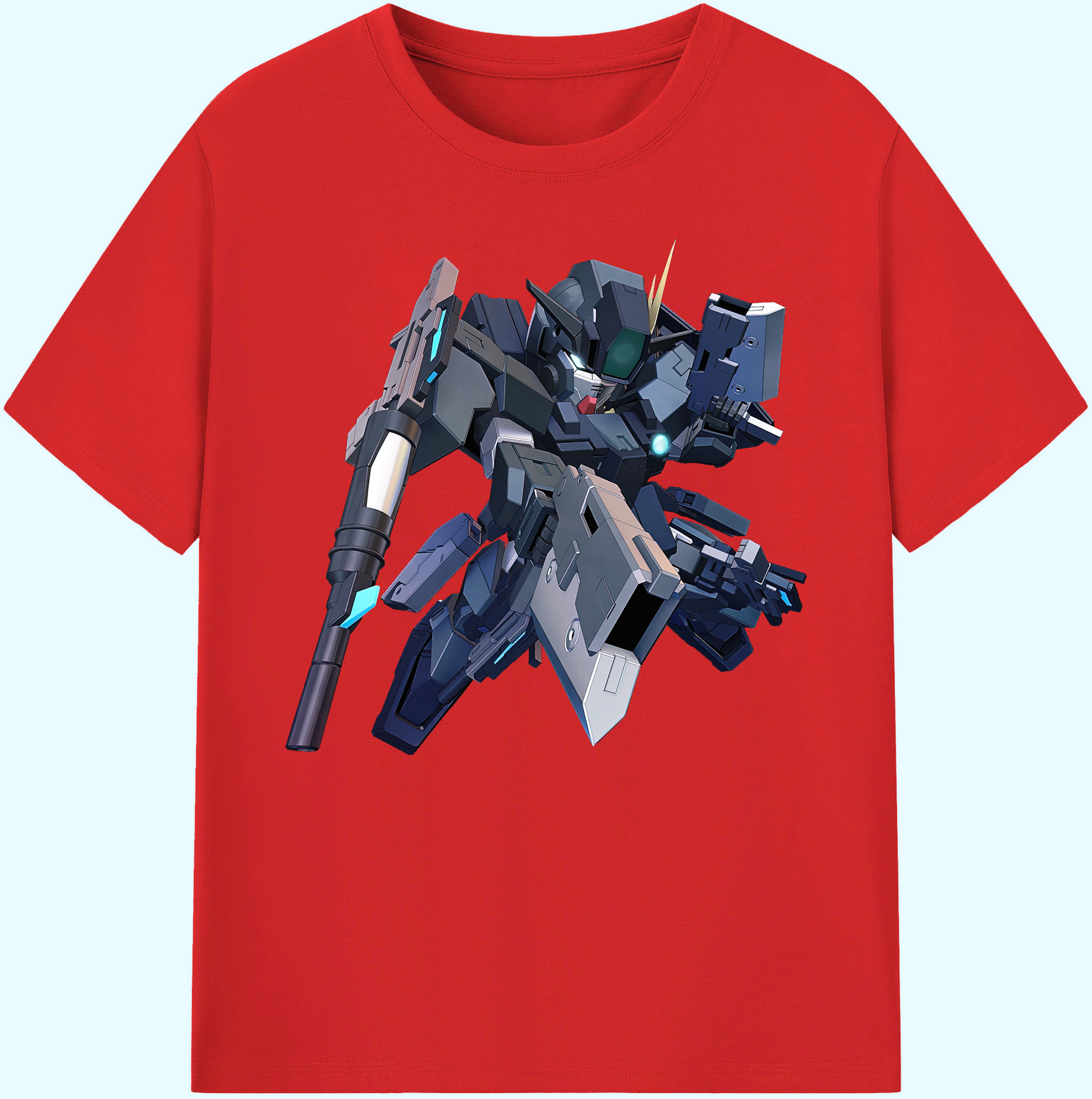 （画像用） 機動戦士ガンダム Mobile Suit Gundam 綿100％ メンズ半袖Tシャツ｜肌触りやわらか＆通気性