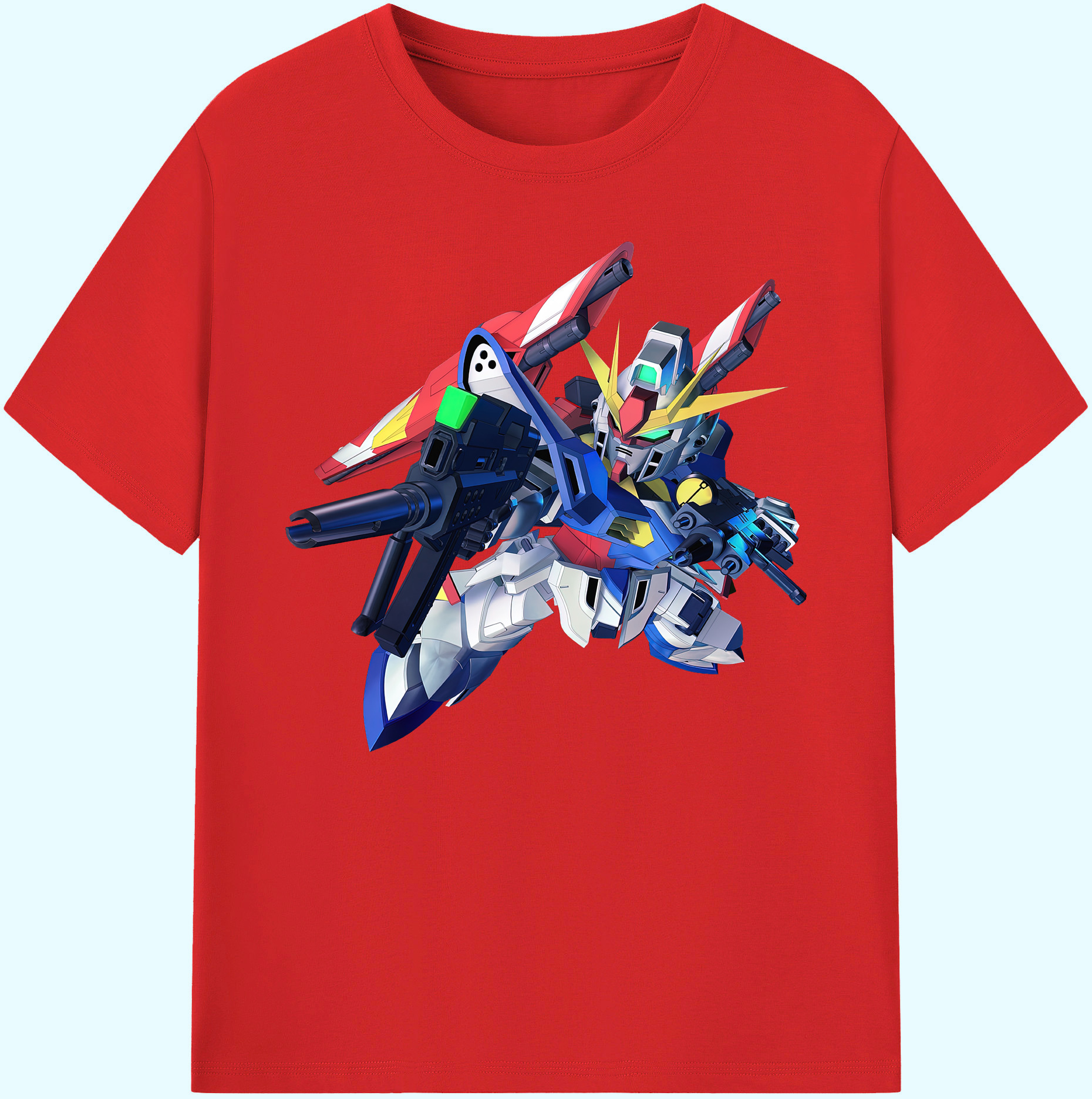 （画像用） 機動戦士ガンダム Mobile Suit Gundam 綿100％ メンズ半袖Tシャツ｜肌触りやわらか＆通気性