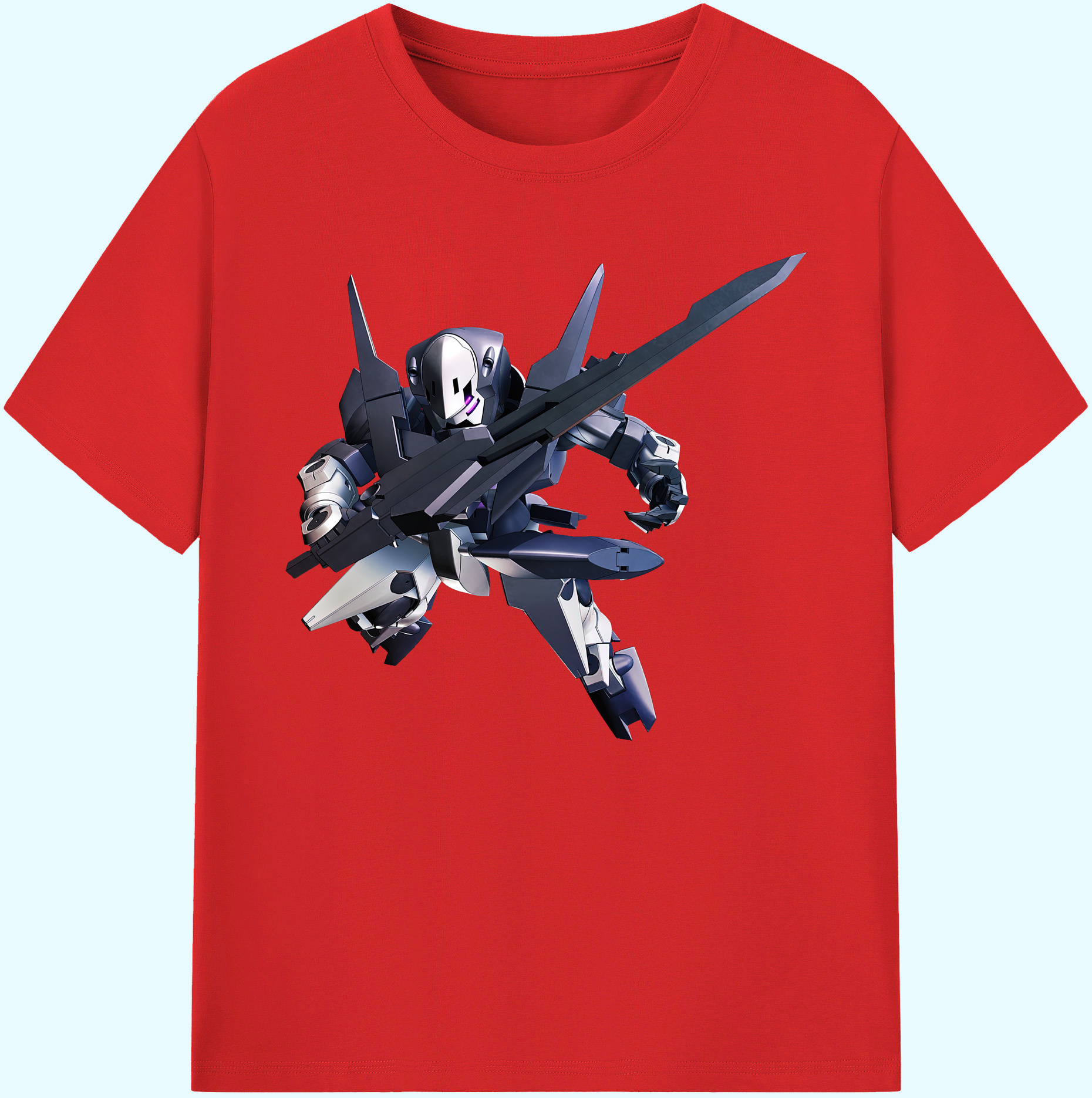 （画像用） 機動戦士ガンダム Mobile Suit Gundam 綿100％ メンズ半袖Tシャツ｜肌触りやわらか＆通気性