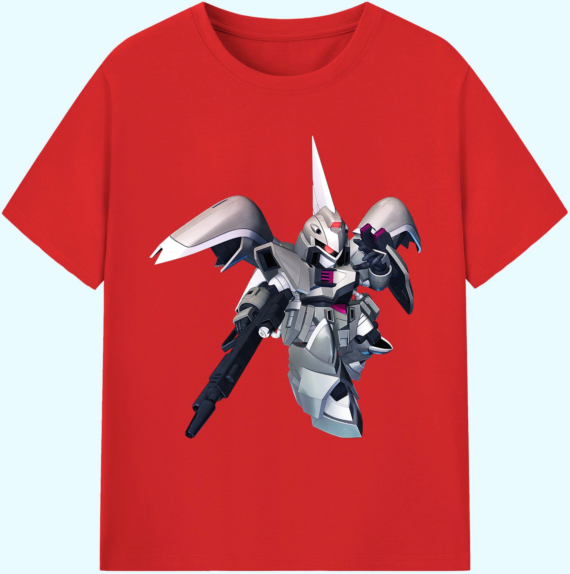 （画像用） 機動戦士ガンダム Mobile Suit Gundam 綿100％ メンズ半袖Tシャツ｜肌触りやわらか＆通気性