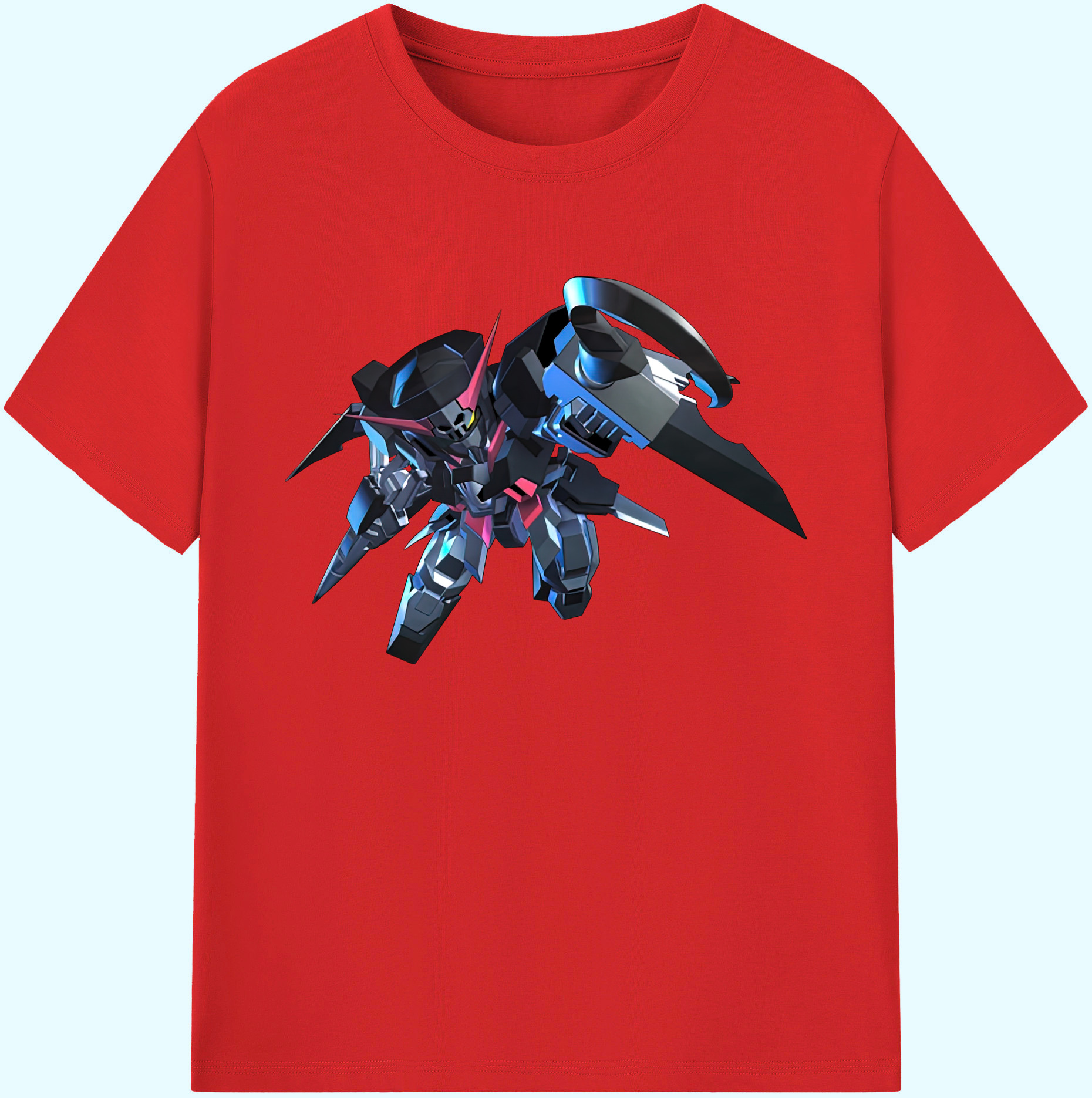 （画像用） 機動戦士ガンダム Mobile Suit Gundam 綿100％ メンズ半袖Tシャツ｜肌触りやわらか＆通気性