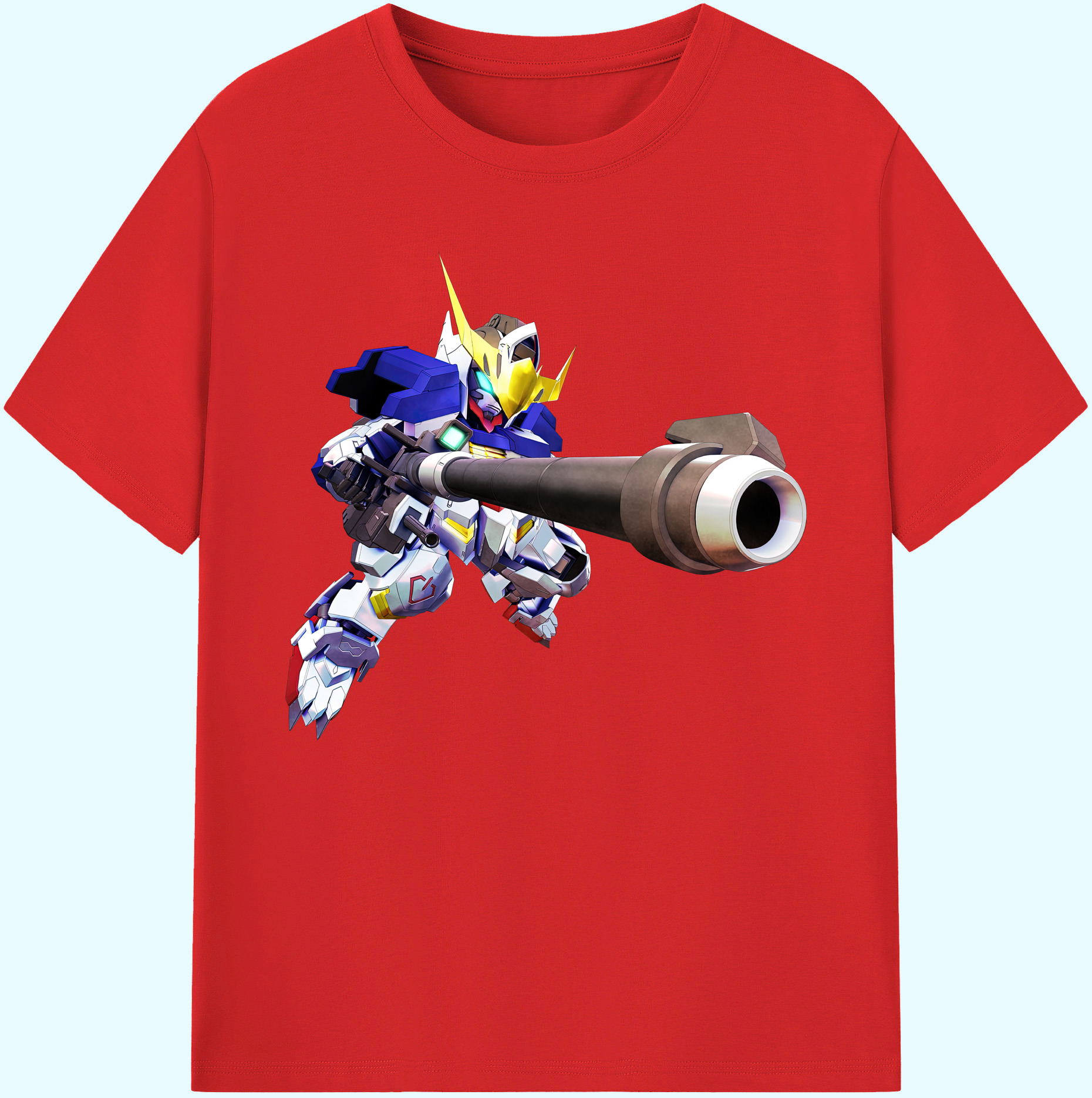 （画像用） 機動戦士ガンダム Mobile Suit Gundam 綿100％ メンズ半袖Tシャツ｜肌触りやわらか＆通気性