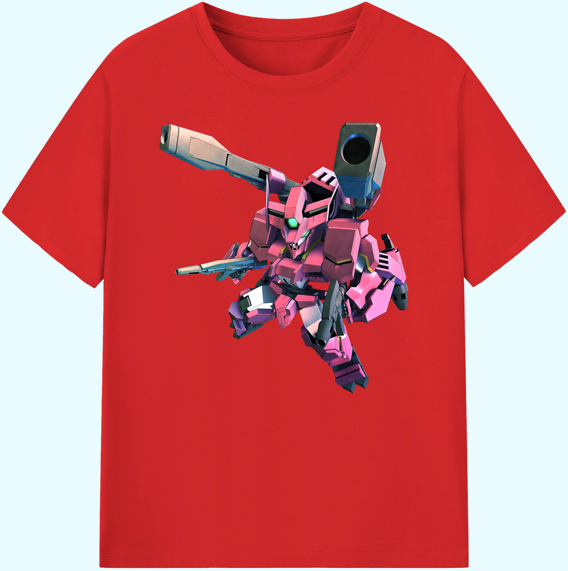 （画像用） 機動戦士ガンダム Mobile Suit Gundam 綿100％ メンズ半袖Tシャツ｜肌触りやわらか＆通気性