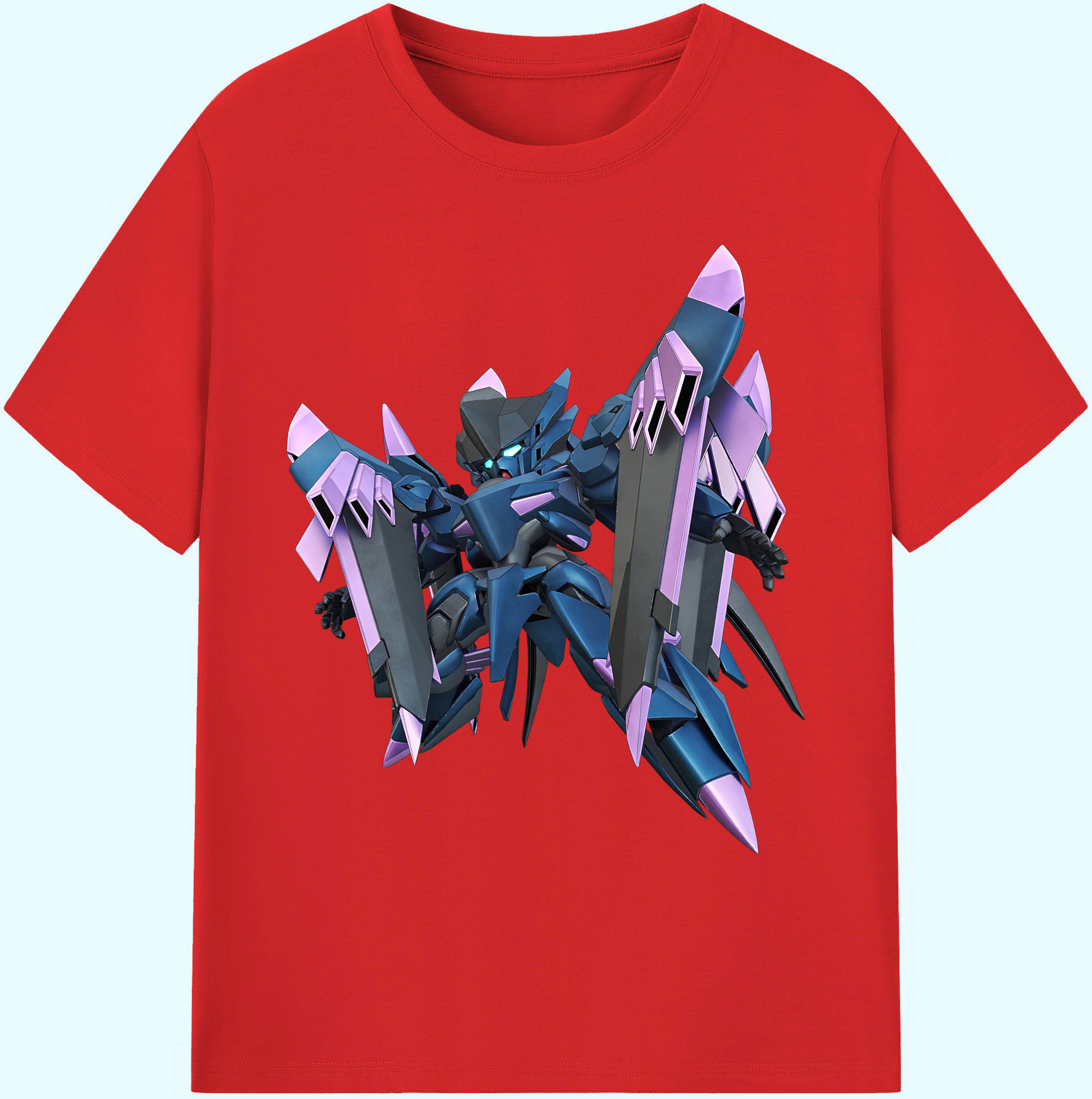 （画像用） 機動戦士ガンダム Mobile Suit Gundam 綿100％ メンズ半袖Tシャツ｜肌触りやわらか＆通気性