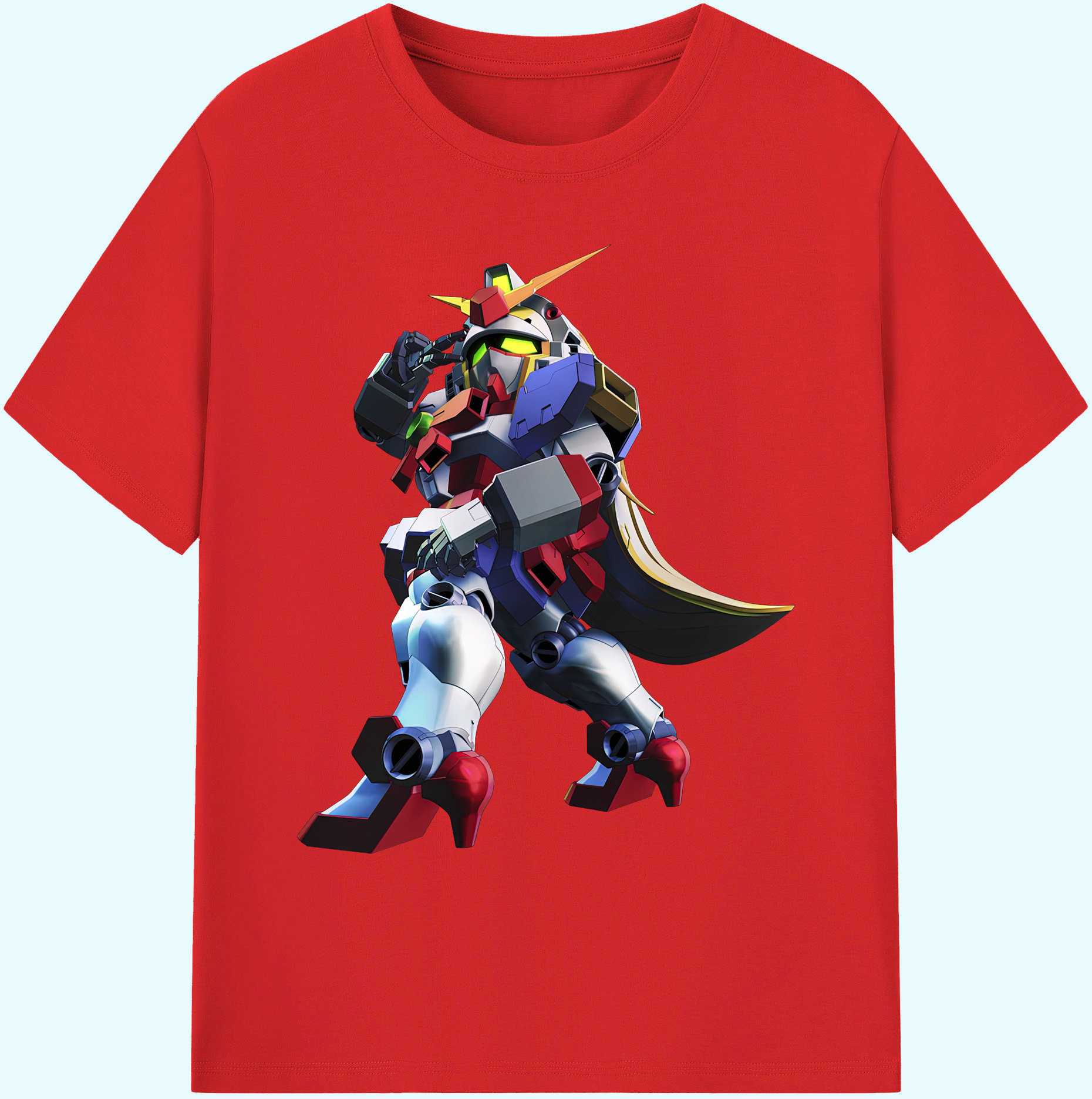 （画像用） 機動戦士ガンダム Mobile Suit Gundam 綿100％ メンズ半袖Tシャツ｜肌触りやわらか＆通気性