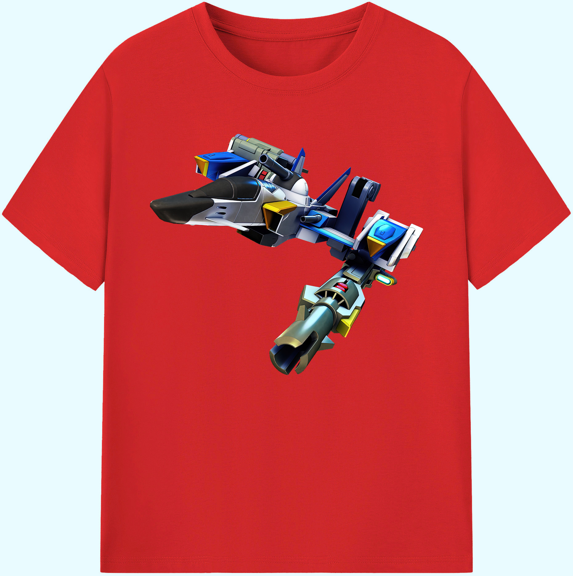（画像用） 機動戦士ガンダム Mobile Suit Gundam 綿100％ メンズ半袖Tシャツ｜肌触りやわらか＆通気性