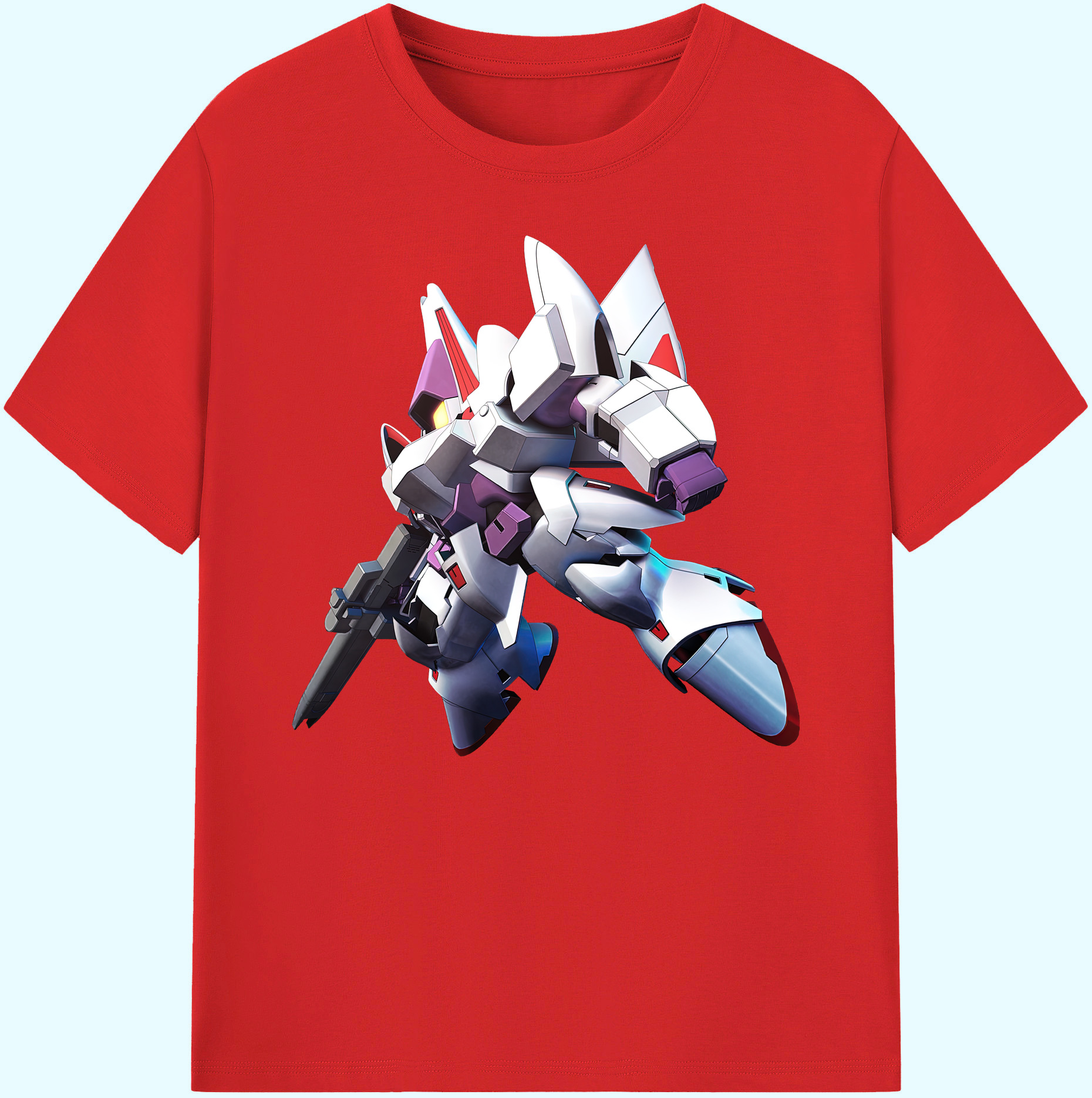 （画像用） 機動戦士ガンダム Mobile Suit Gundam 綿100％ メンズ半袖Tシャツ｜肌触りやわらか＆通気性
