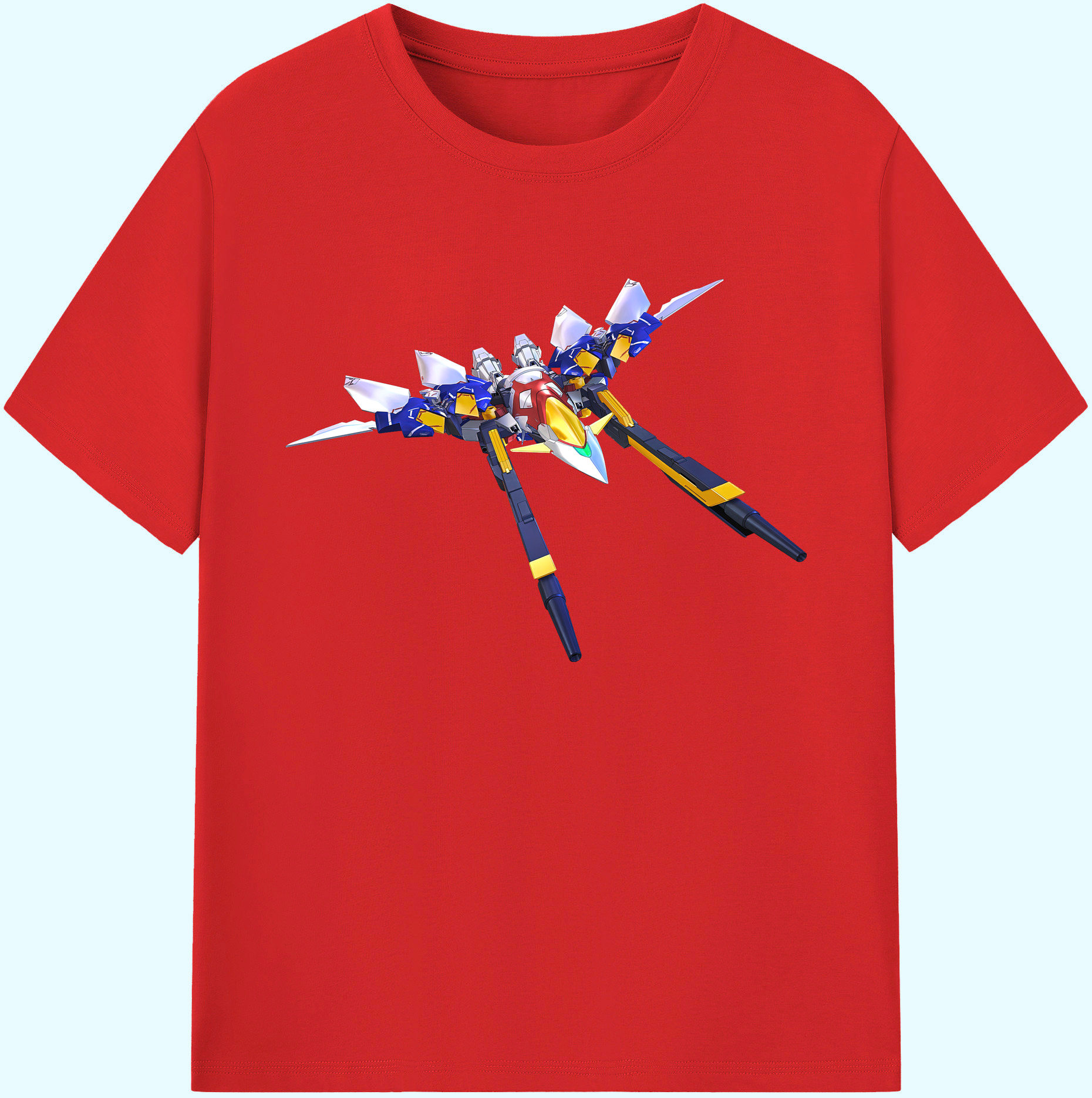 （画像用） 機動戦士ガンダム Mobile Suit Gundam 綿100％ メンズ半袖Tシャツ｜肌触りやわらか＆通気性