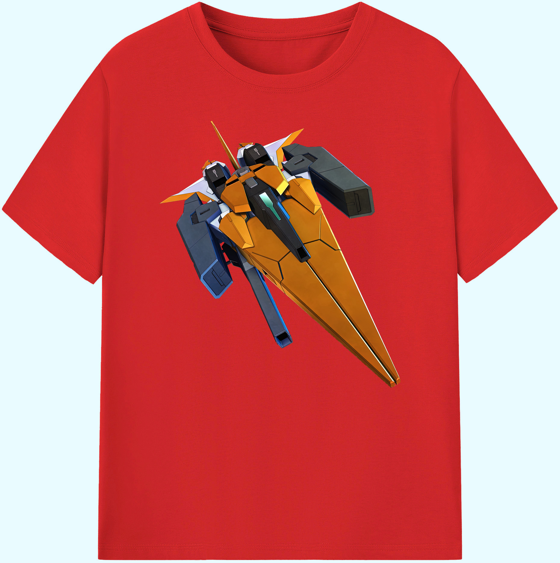 （画像用） 機動戦士ガンダム Mobile Suit Gundam 綿100％ メンズ半袖Tシャツ｜肌触りやわらか＆通気性